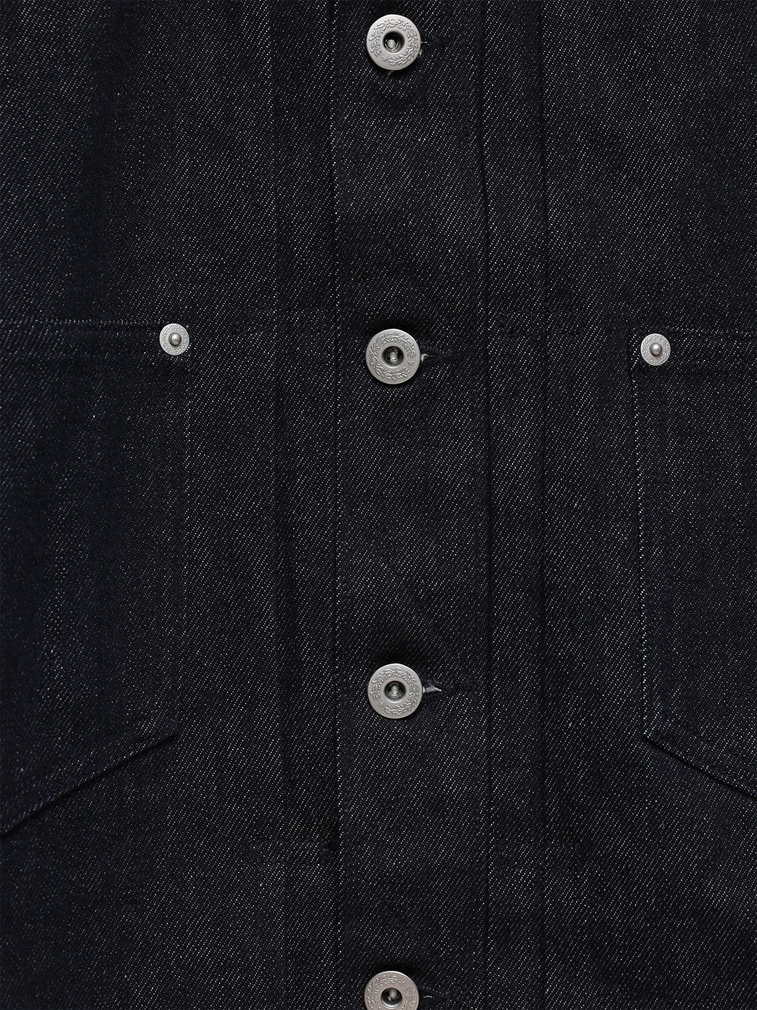 6CRAYON Indigo Denim Oversized Jacket