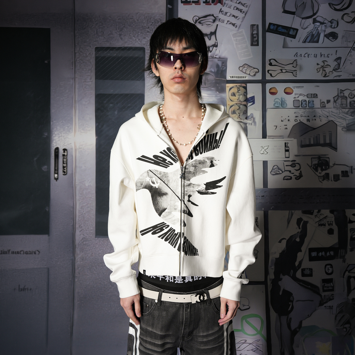 VINKID Full-Sleeve Zip-Up Hoodie Jacket, premium urban and streetwear designers apparel on PROJECTISR.com, VINKID