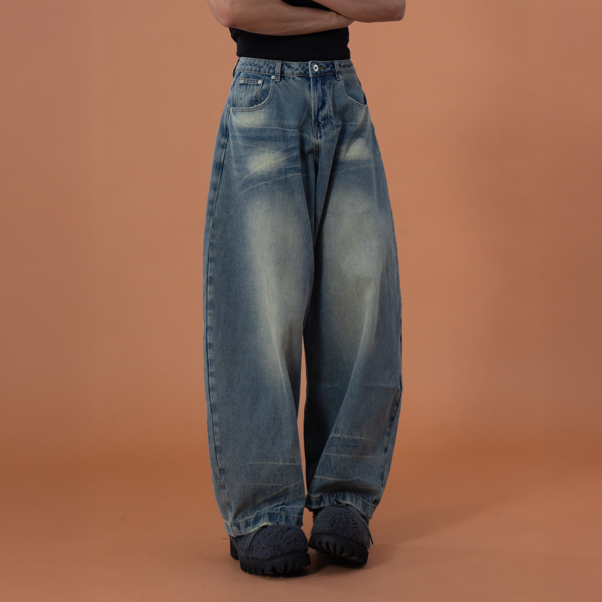 CLP Retro Washed Barrel Jeans