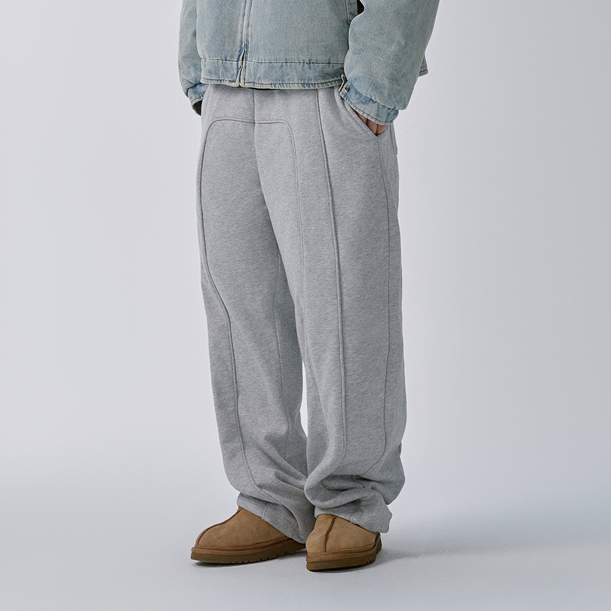F2CE Stitch Seam Oversized Sweatpants