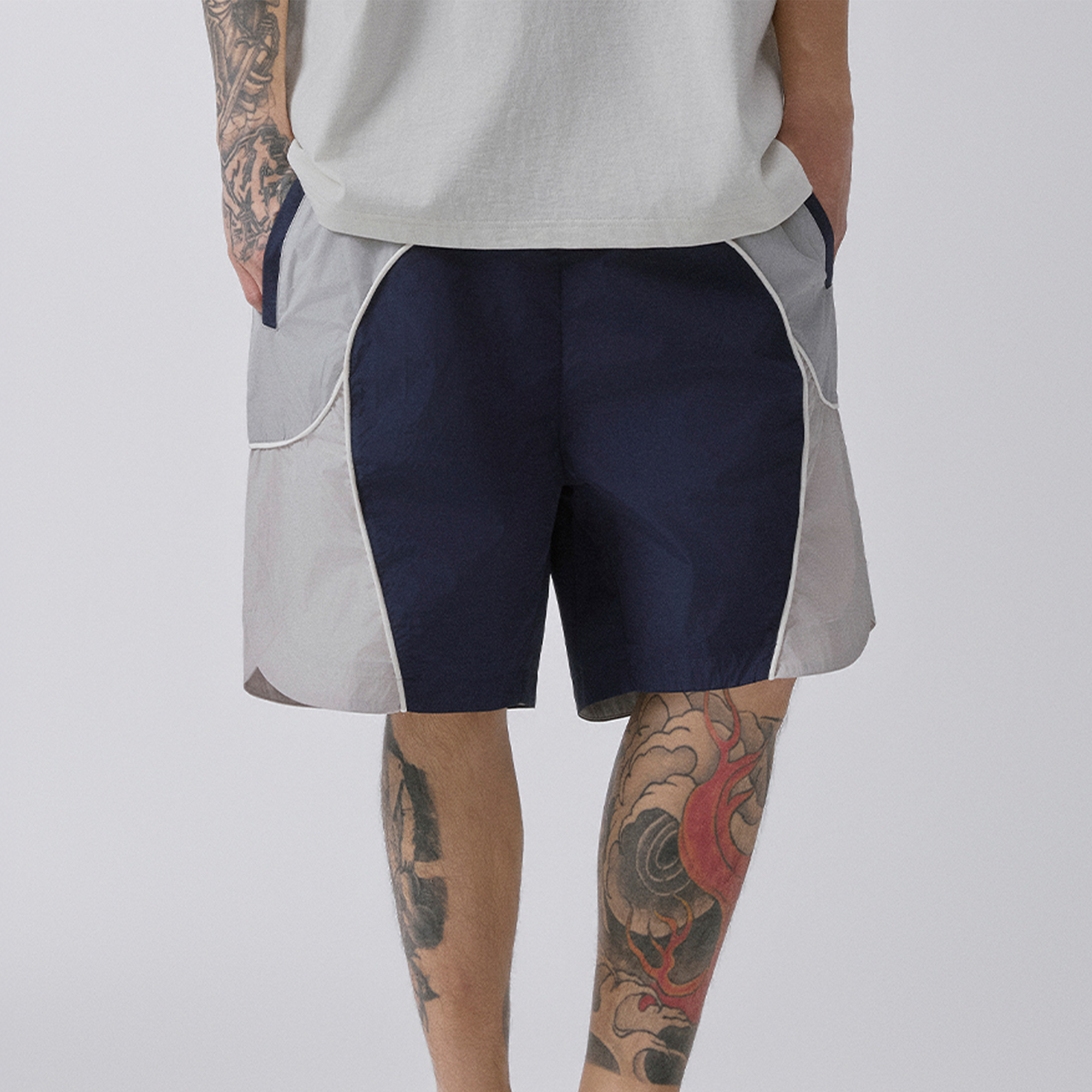 F2CE Contrast Paneled Sport Shorts