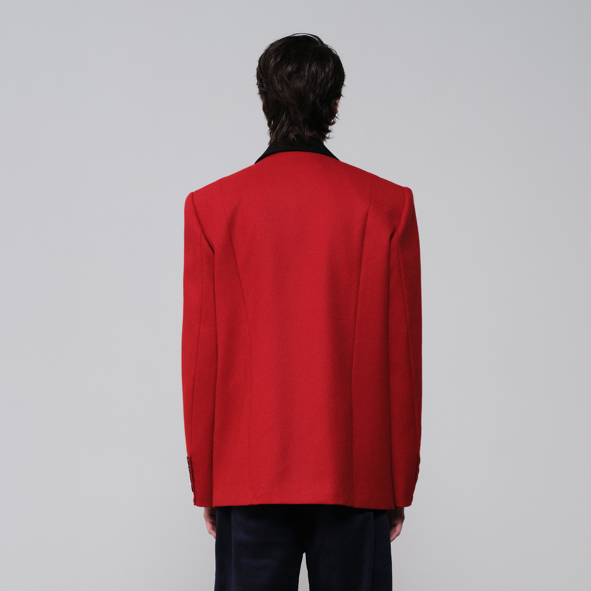 FACEONLAB Scorpion-Tail Embroidered Wool-Blend Blazer