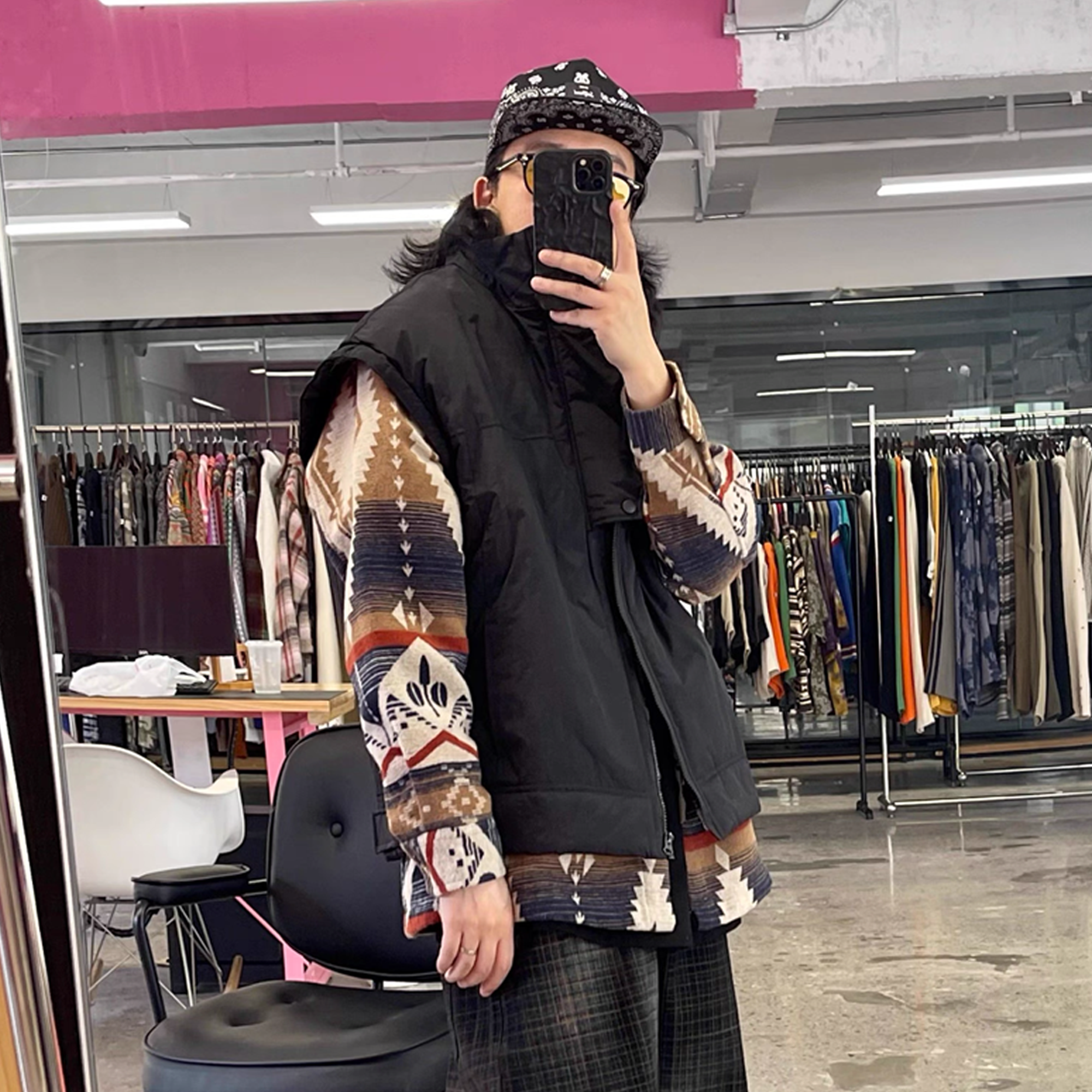 ME DA IGUAL Asym Placket Waterproof Vest