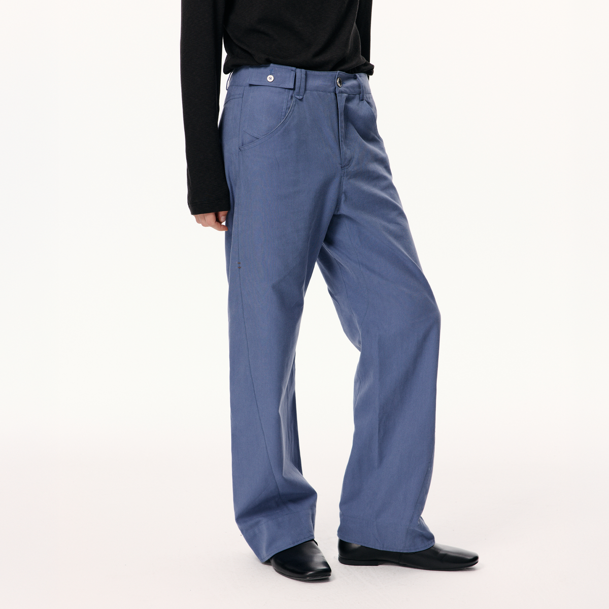 KREATE Spiral-Cut Straight-Leg Trousers