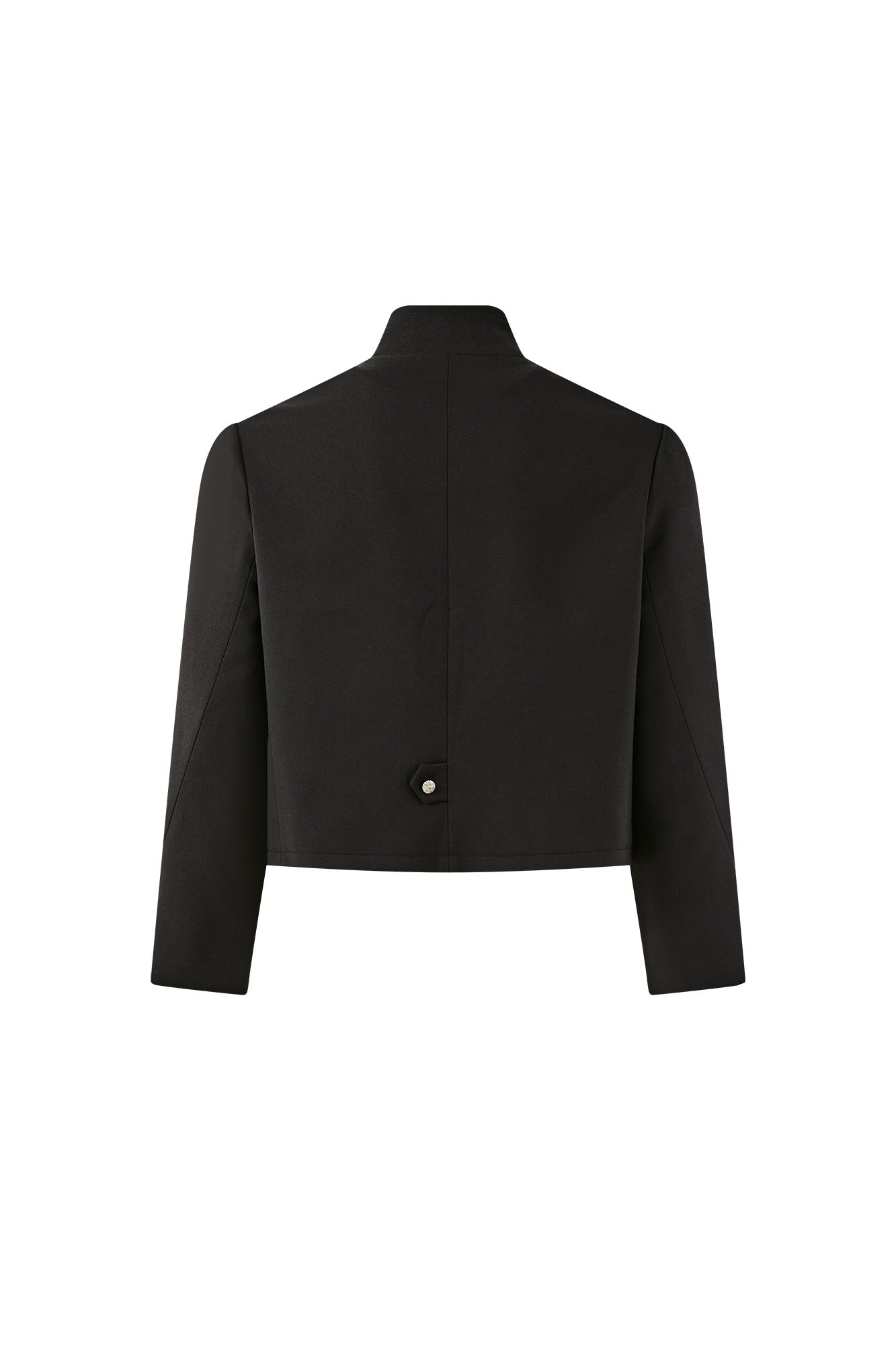 PASET Frog Buckle Stand Collar Jacket