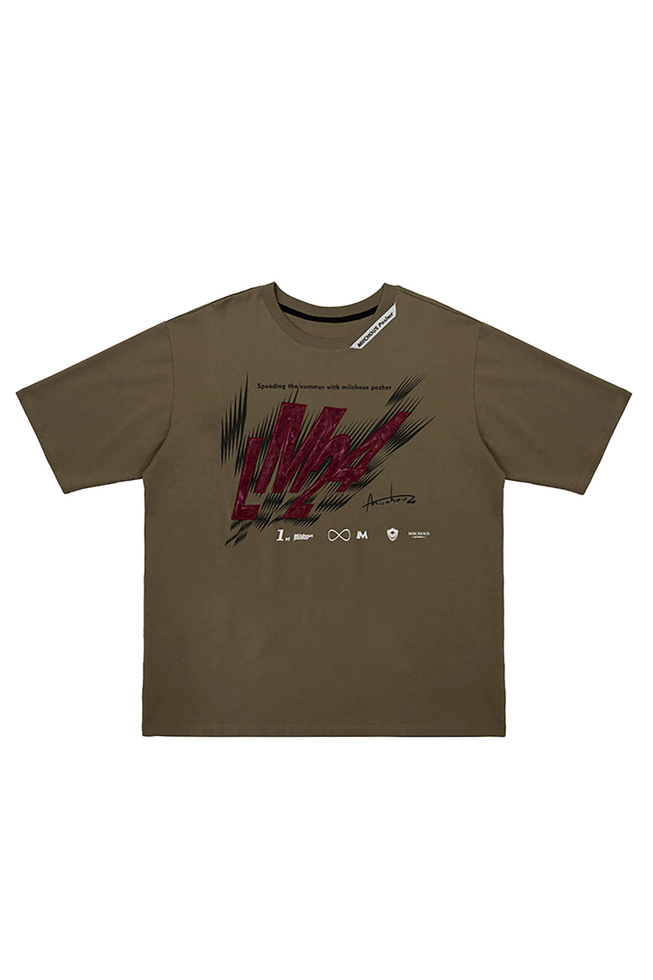 MIICHOUS LM24 Patchwork T-Shirt, premium urban and streetwear designers apparel on PROJECTISR.com, Miichous