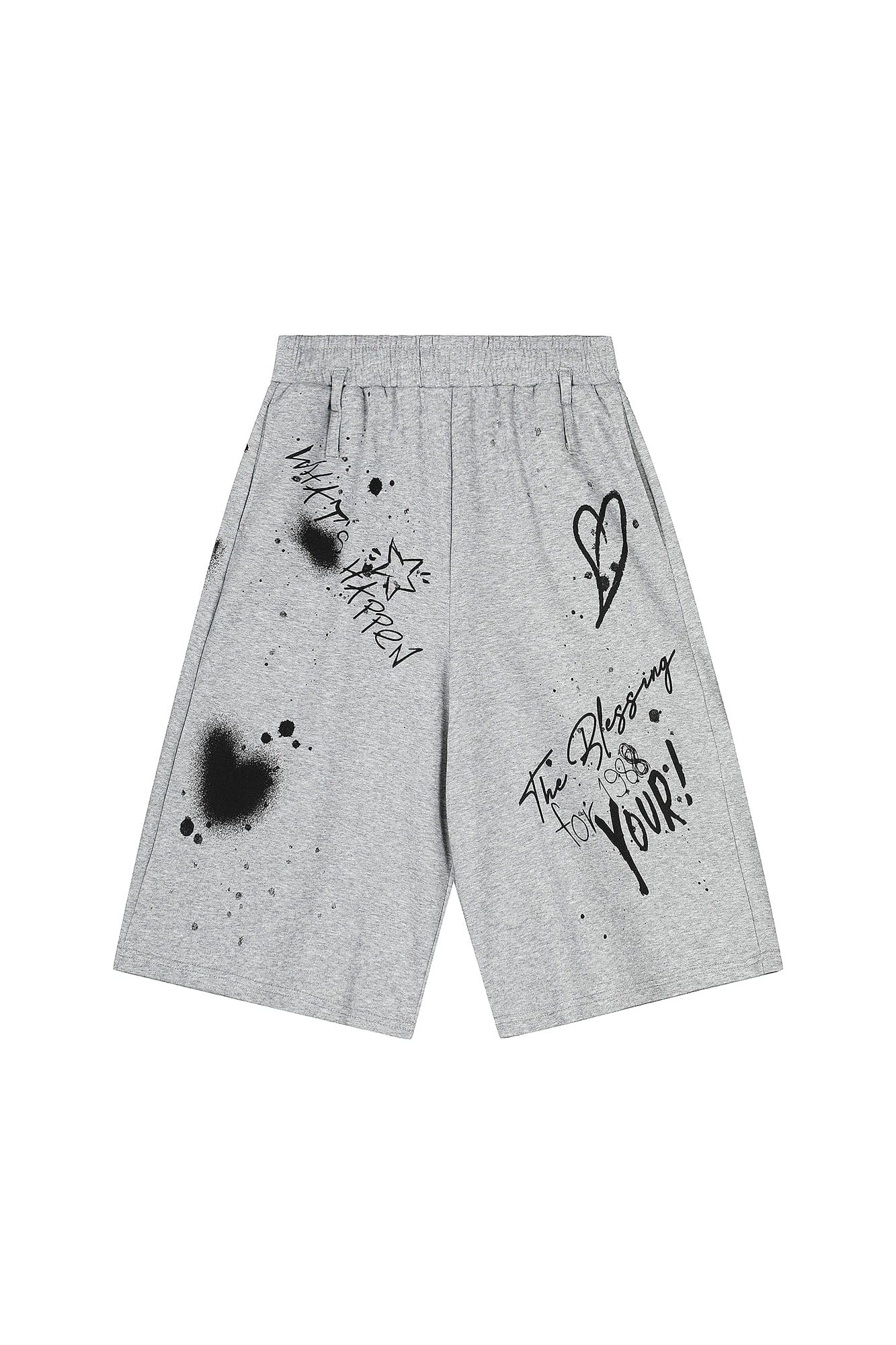 CLP Graffiti Spray Sweat Shorts