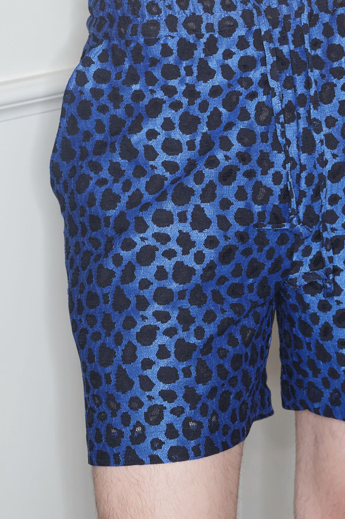 SOURPLUM Leopard Satin Cropped Shorts, premium urban and streetwear designers apparel on PROJECTISR.com, SOURPLUM