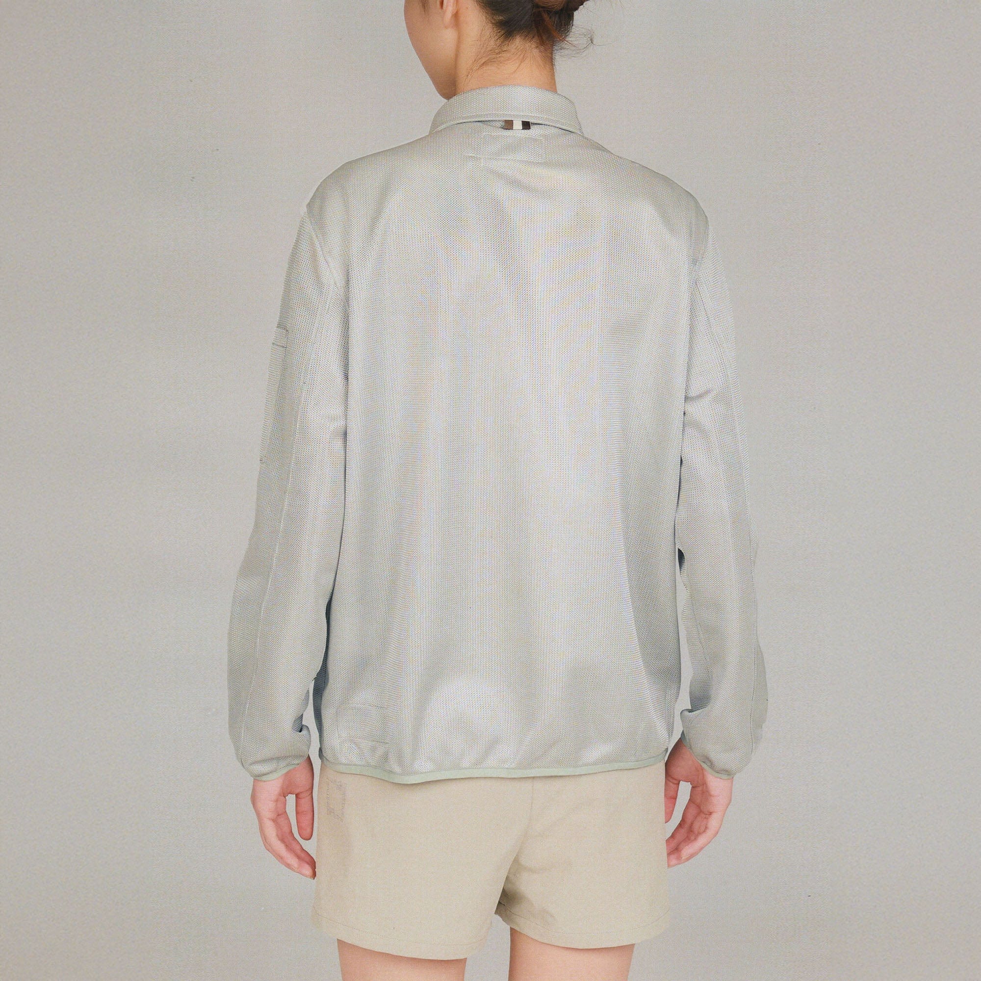 URBAN+FOREST Textured Mesh Utility Jacket, premium urban and streetwear designers apparel on PROJECTISR.com, URBAN+FOREST