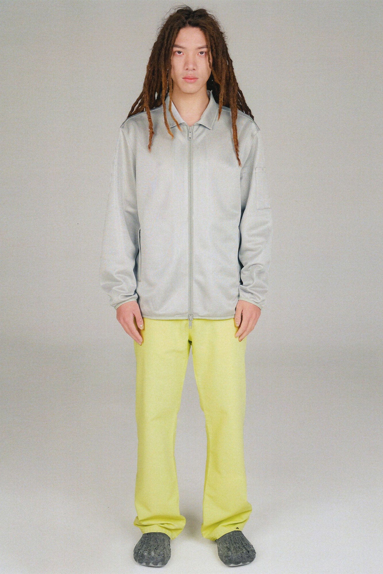 URBAN+FOREST Textured Mesh Utility Jacket, premium urban and streetwear designers apparel on PROJECTISR.com, URBAN+FOREST