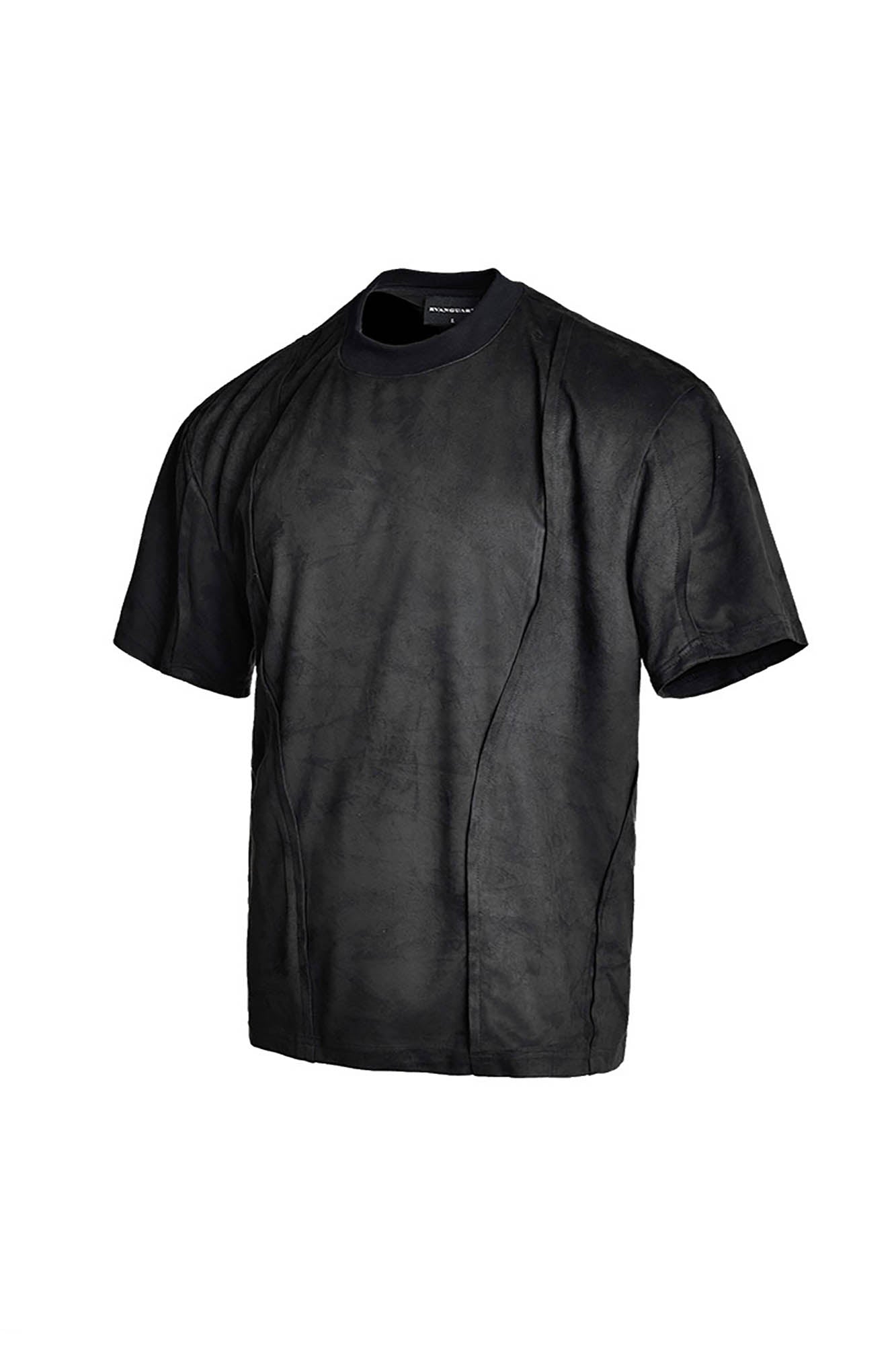 SSIN7 Suede Arc Spliced T-Shirt, premium urban and streetwear designers apparel on PROJECTISR.com, SSIN7
