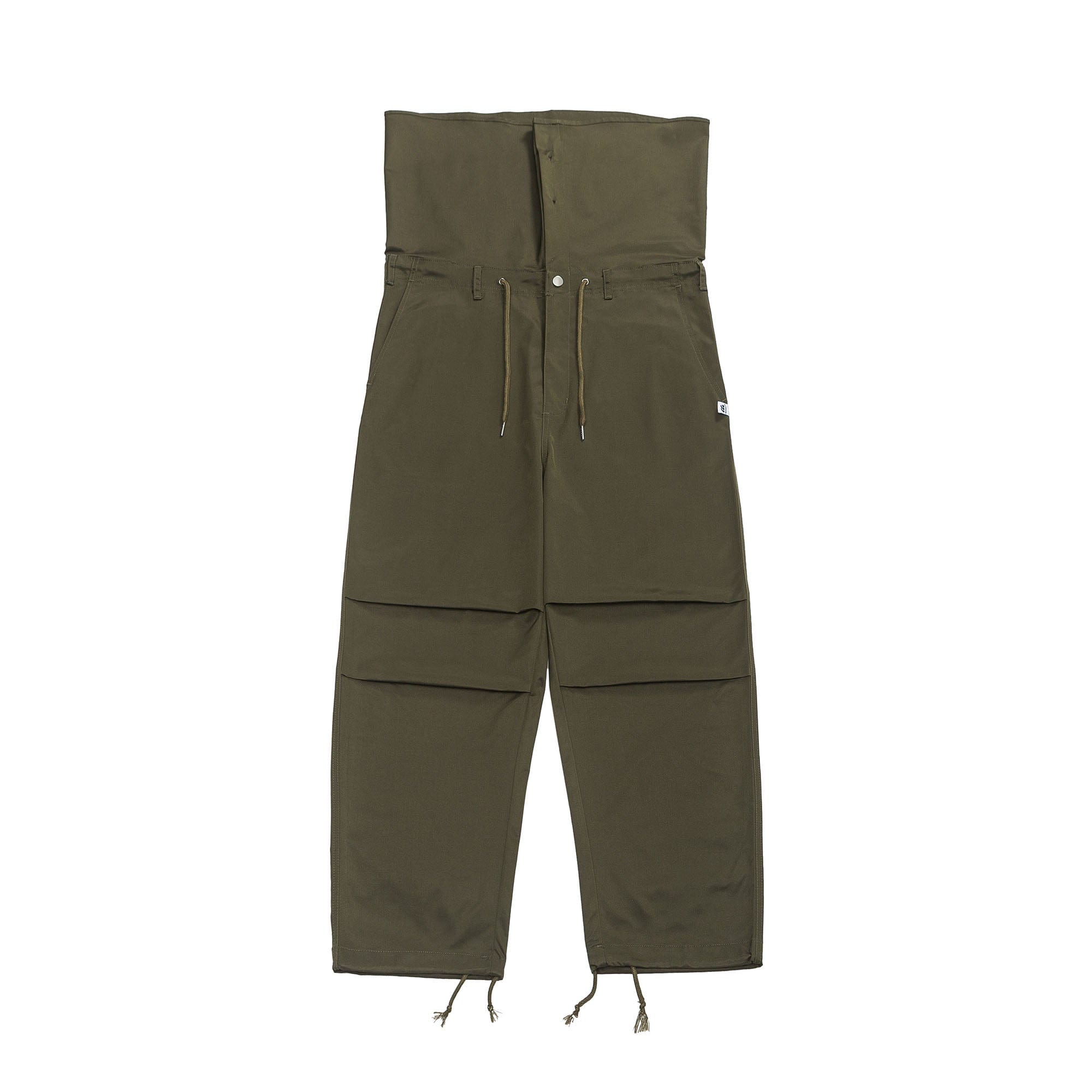 ME DA IGUAL Layered Fold-Over Straight-Leg Pants, premium urban and streetwear designers apparel on PROJECTISR.com, ME DA IGUAL