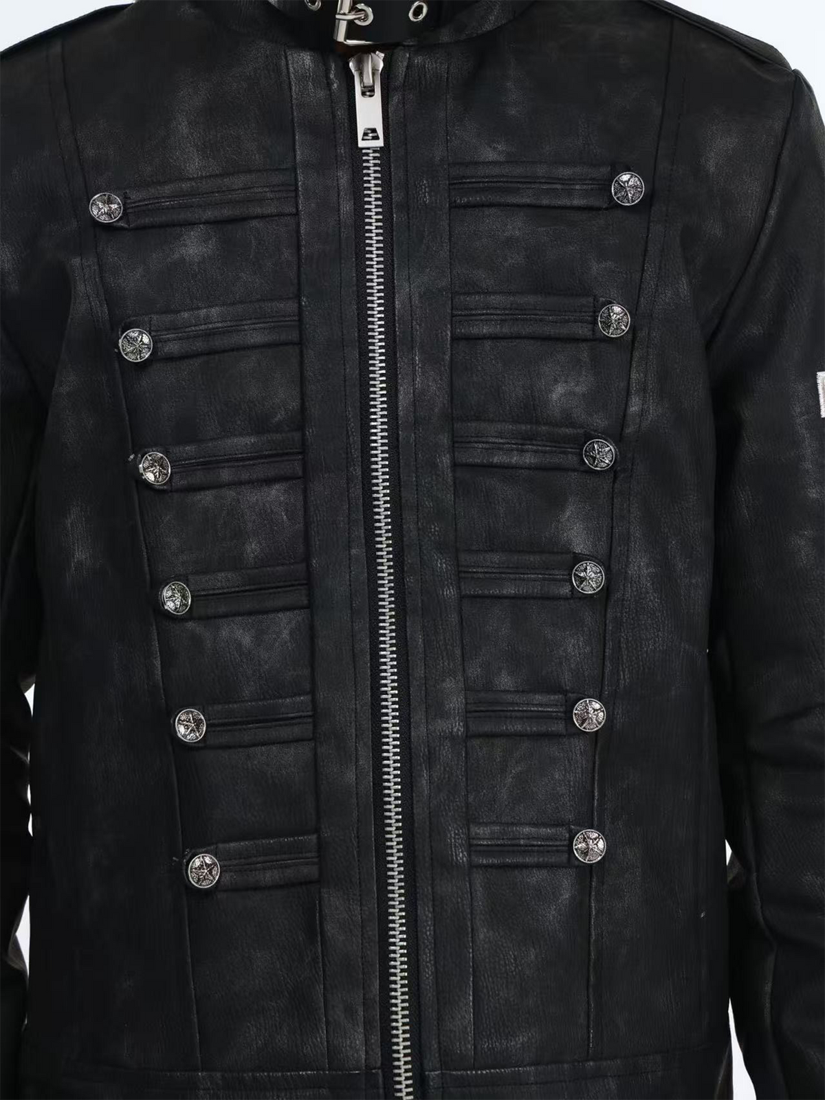 DETW Cross-Button Structured Coat