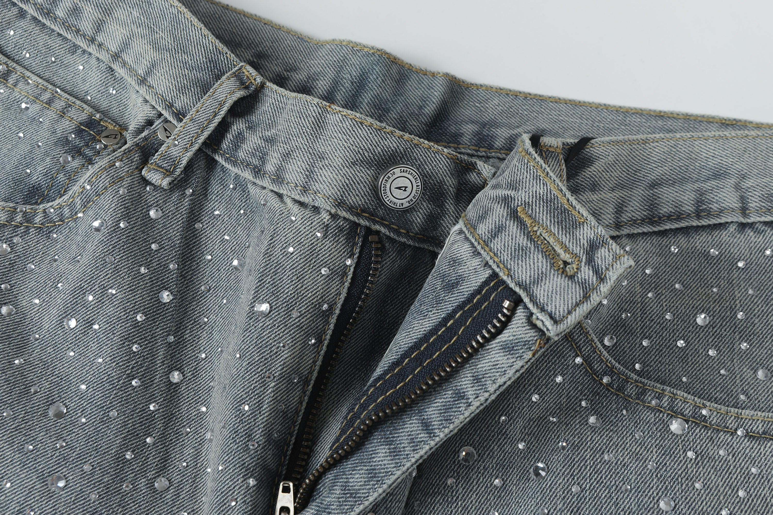 CLP Diamond Washed Straight-Leg Jeans