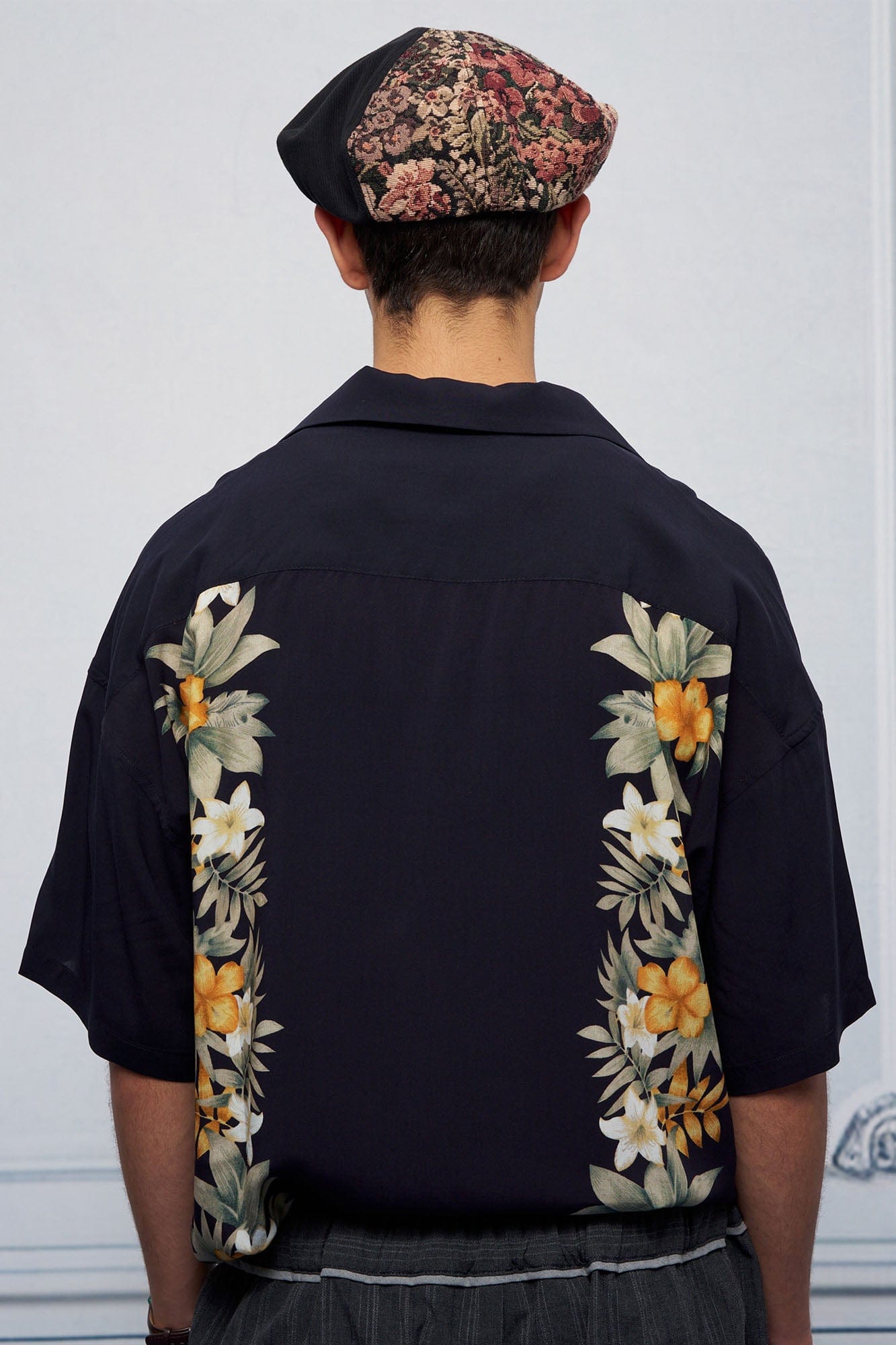 UNLIMITED MOTE Tropical Floral Cuban Hawaii Half Shirt, premium urban and streetwear designers apparel on PROJECTISR.com, UNLIMITED MOTE
