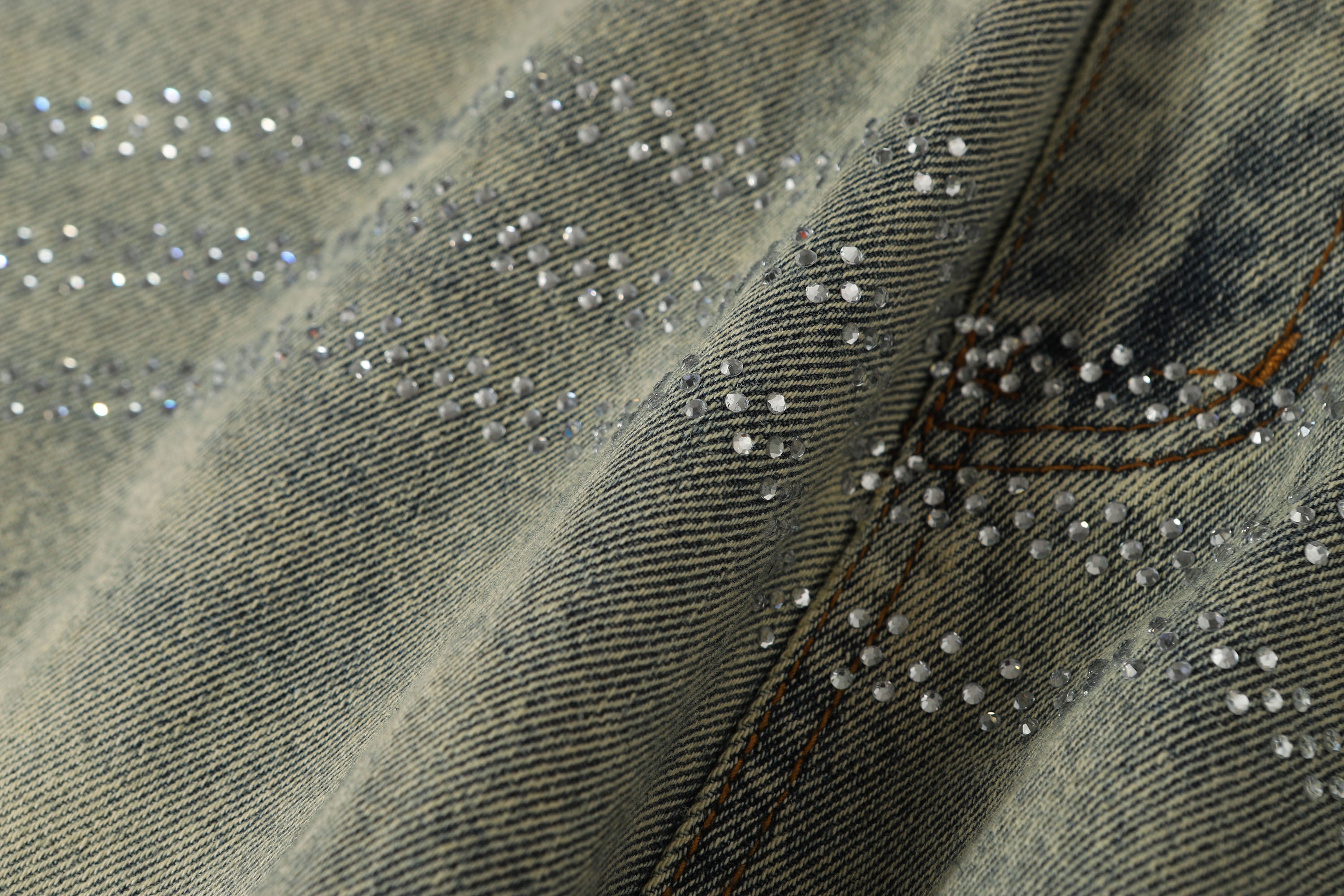 CLP Diamond Arc Washed Wide-Leg Jeans, premium urban and streetwear designers apparel on PROJECTISR.com, CLP