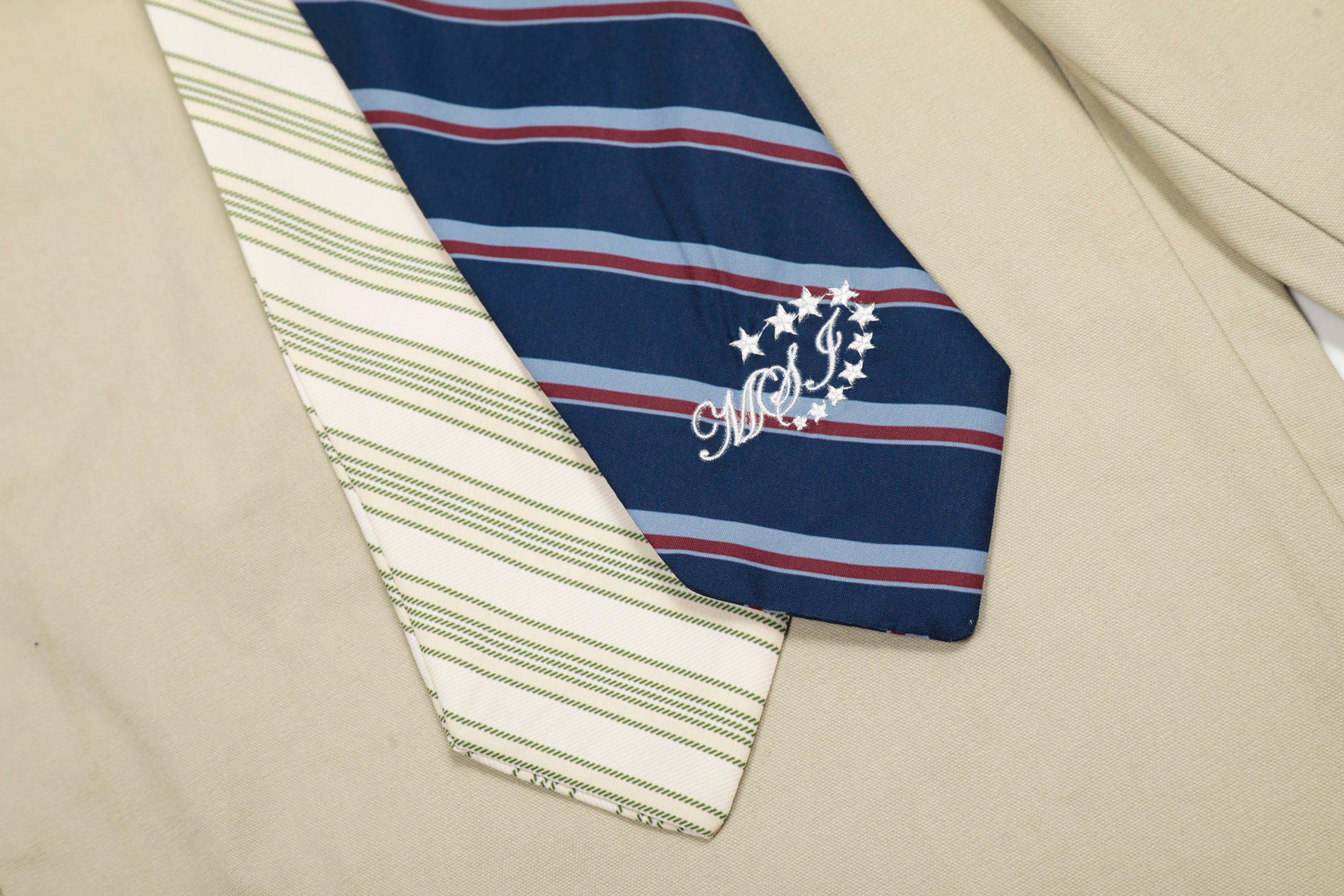 CLP Tie-Belt Multi-Pockets Stitched Pants
