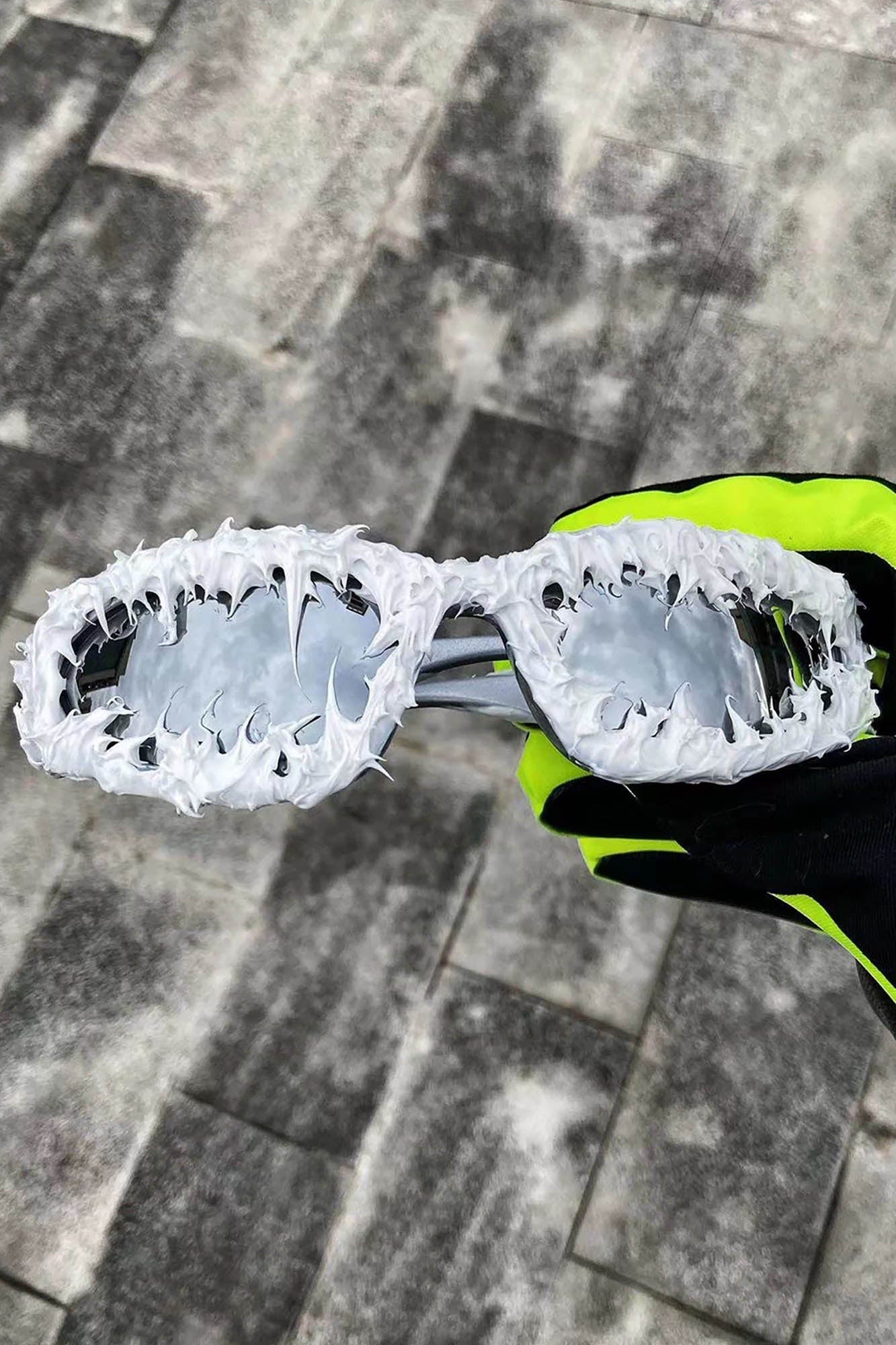 Pi0neeR Ice Melt Dripped Resin Sunglasses, premium urban and streetwear designers apparel on PROJECTISR.com, Pi0neeR