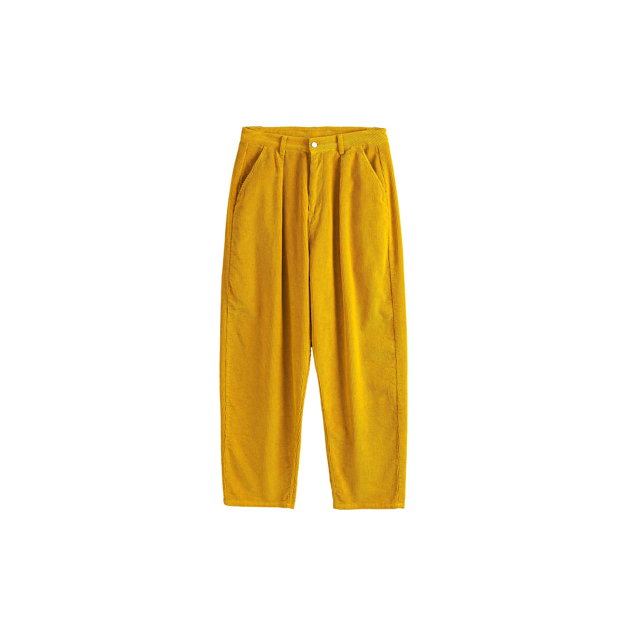 ME DA IGUAL Corduroy Pleated Wide-Leg Trousers
