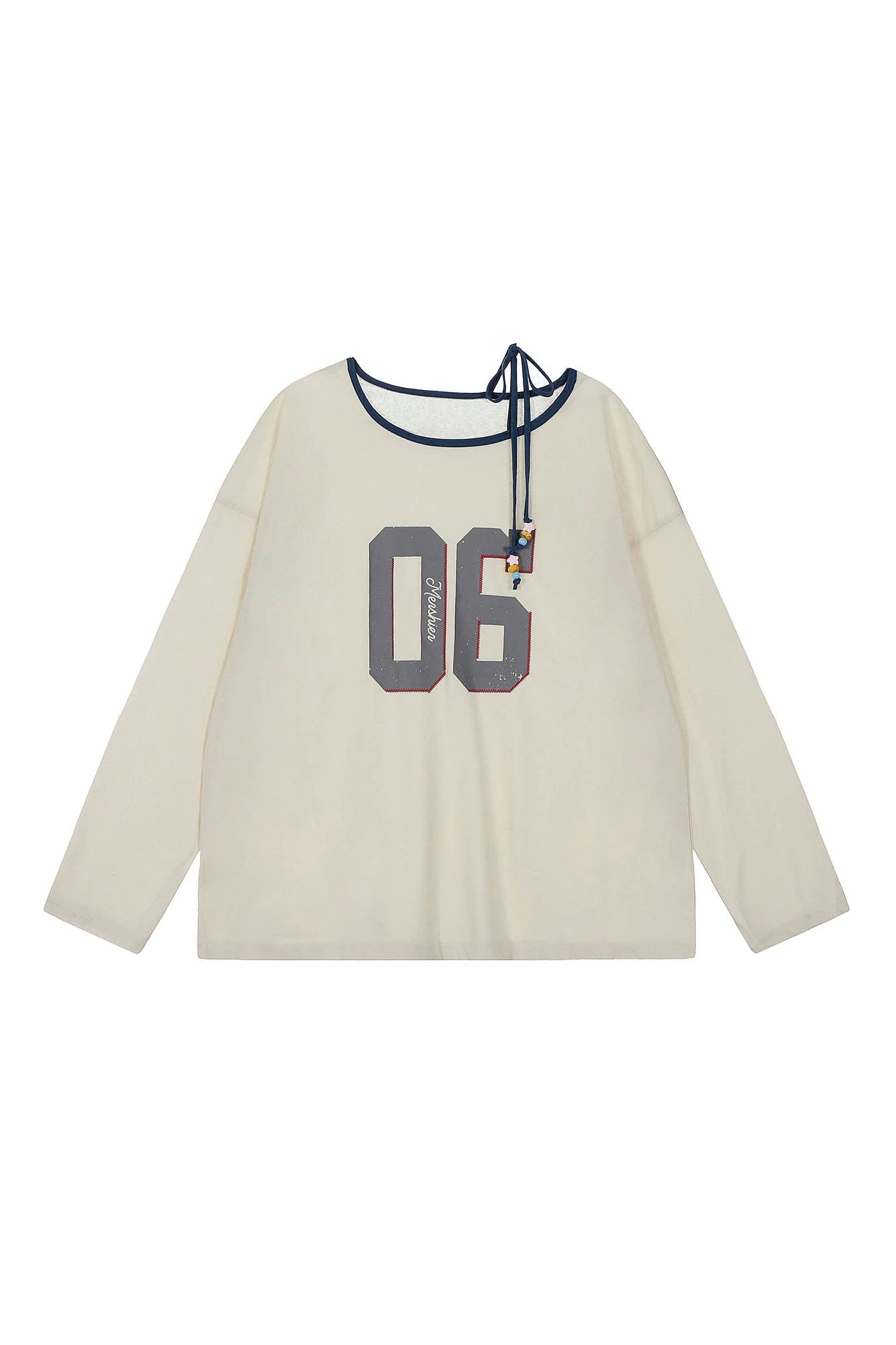 CLP No.06 Drawstring Neck Long-Sleeve Tee, premium urban and streetwear designers apparel on PROJECTISR.com, CLP