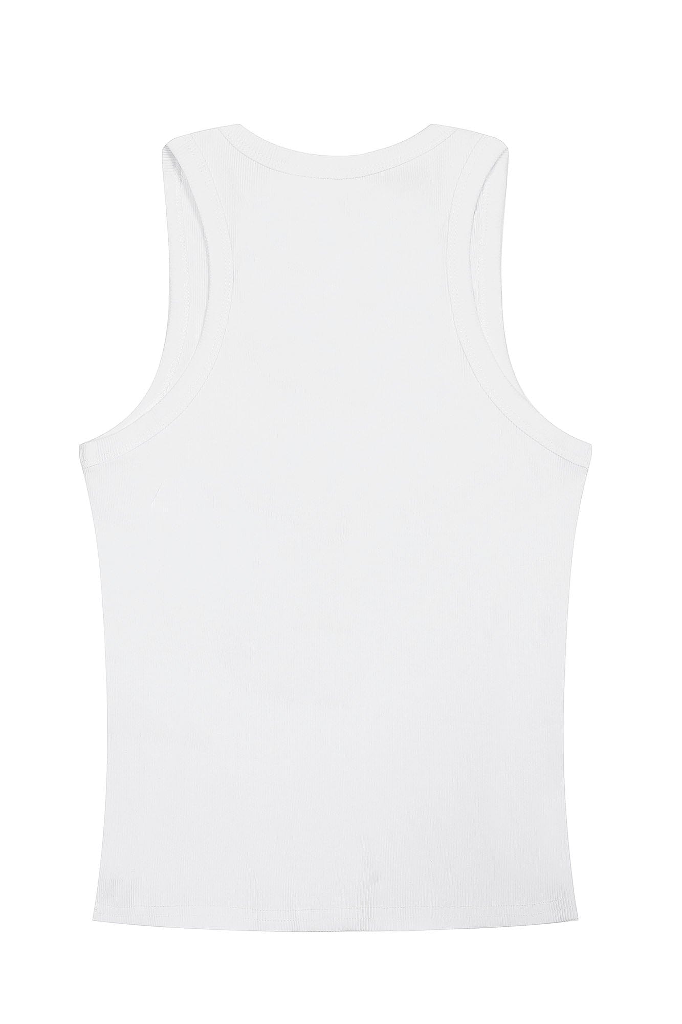CLP Star Graphic Ribbed Tank Top