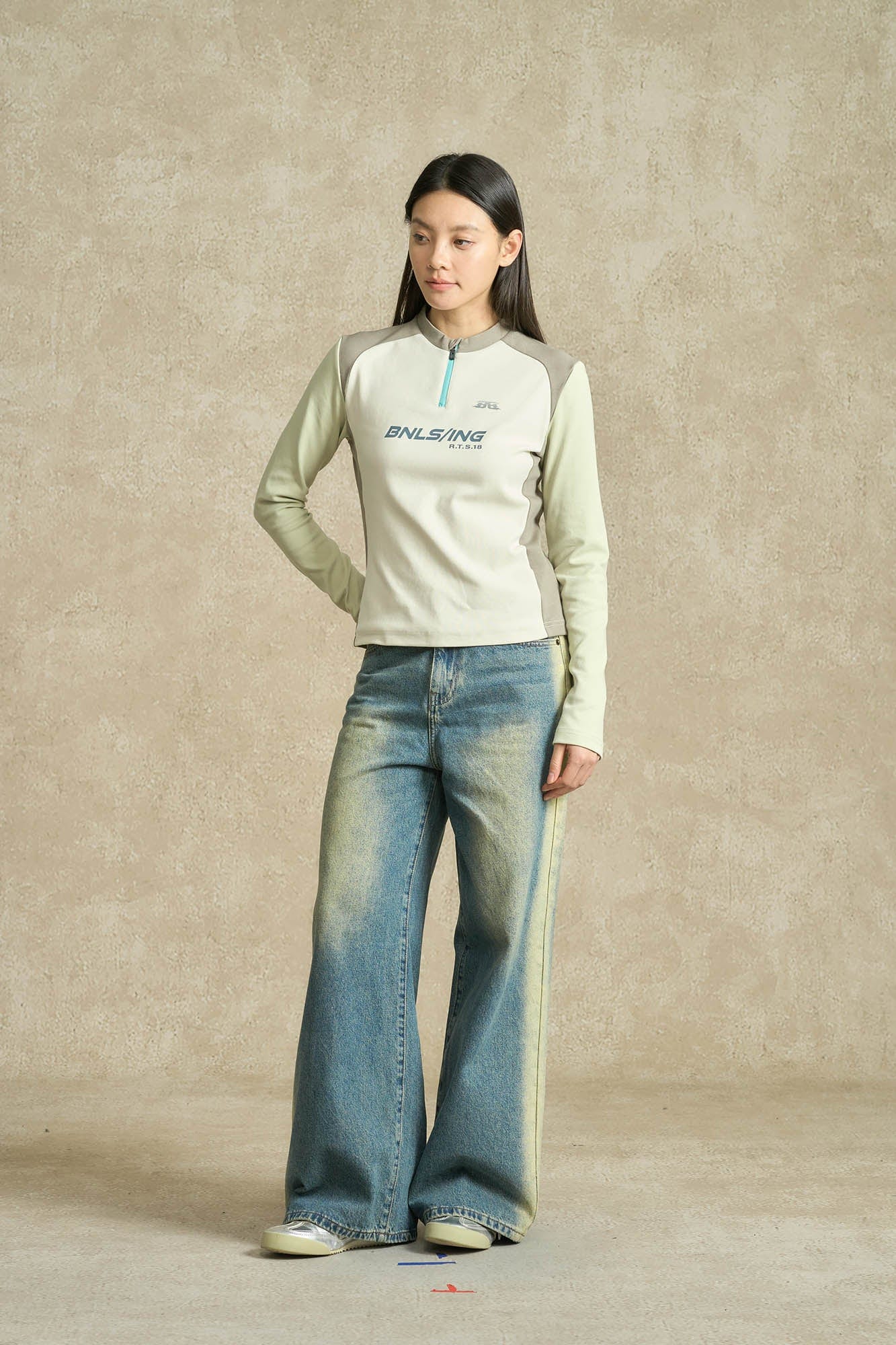 BONELESS Contrast Washed Jeans, premium urban and streetwear designers apparel on PROJECTISR.com, BONELESS