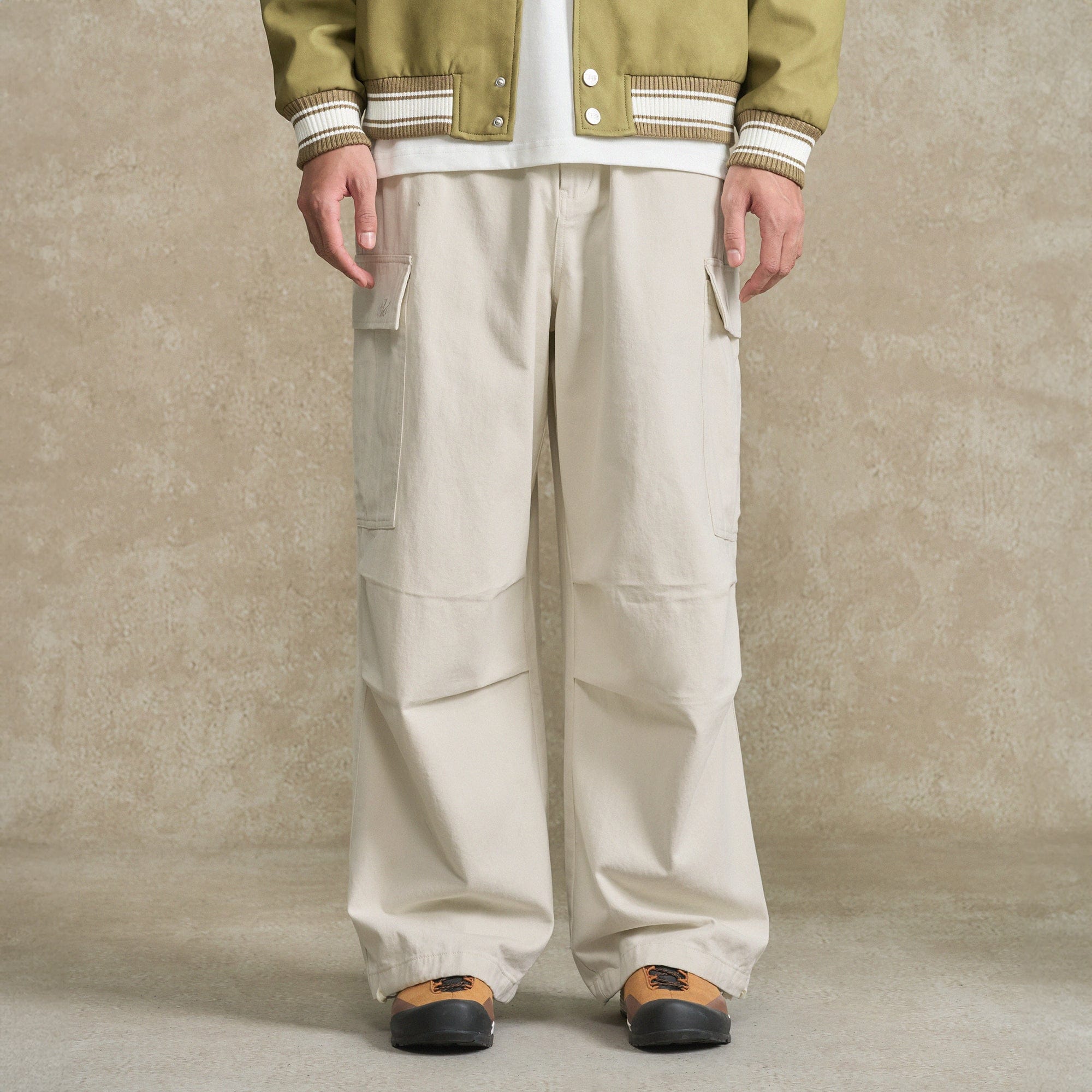 BONELESS Pleated Big Pocket Drawstring Cargo, premium urban and streetwear designers apparel on PROJECTISR.com, BONELESS