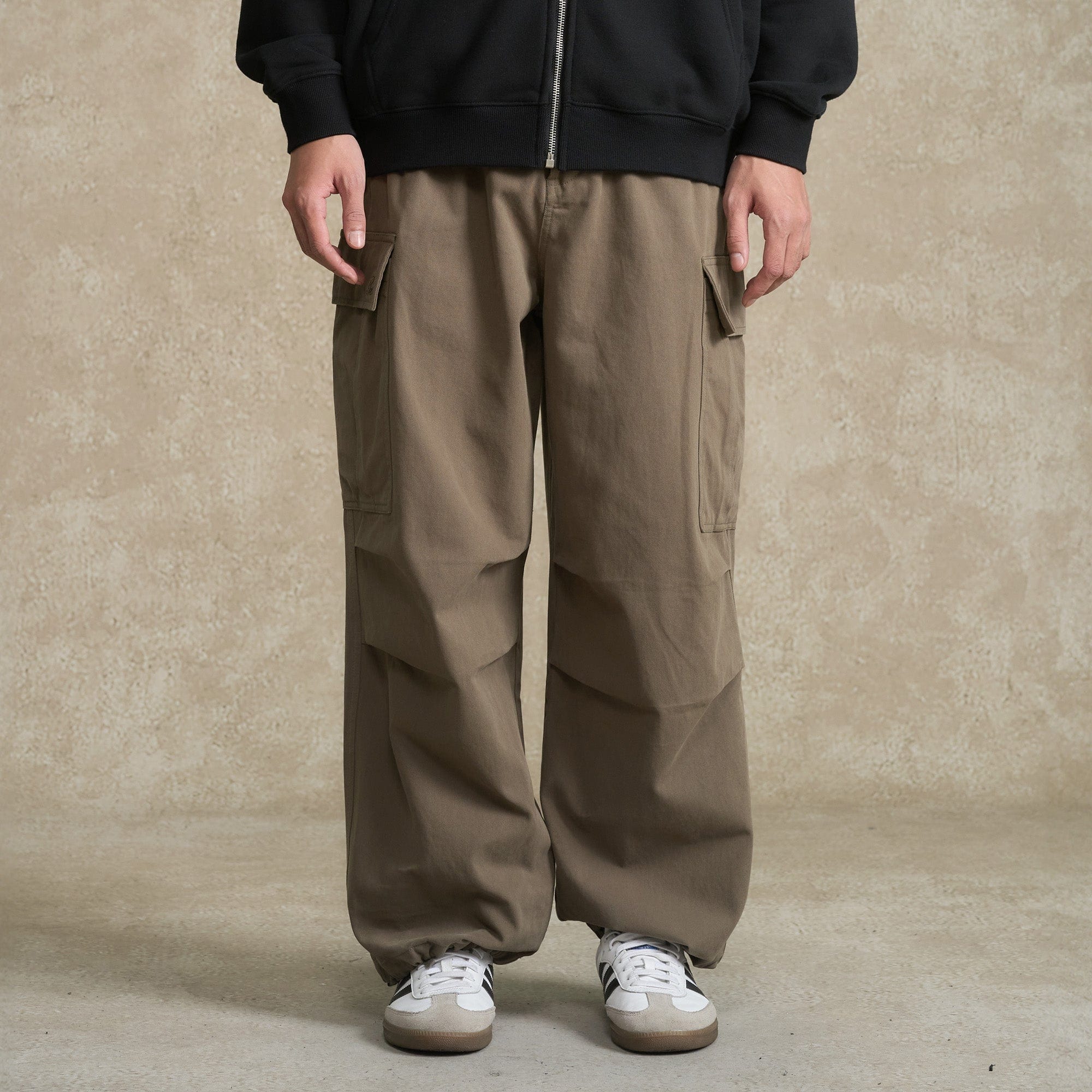 BONELESS Pleated Big Pocket Drawstring Cargo, premium urban and streetwear designers apparel on PROJECTISR.com, BONELESS