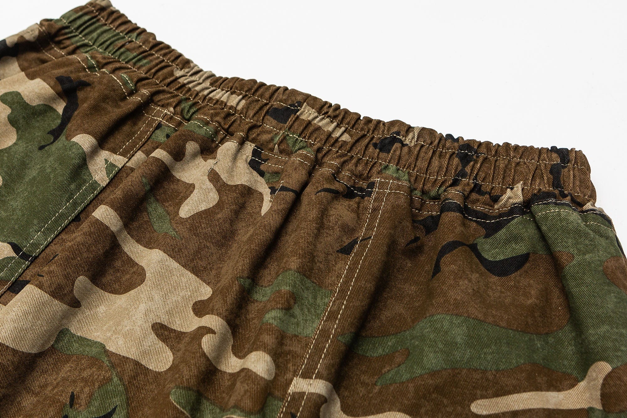 ME DA IGUAL Utility Camo Drawstring Shorts, premium urban and streetwear designers apparel on PROJECTISR.com, ME DA IGUAL