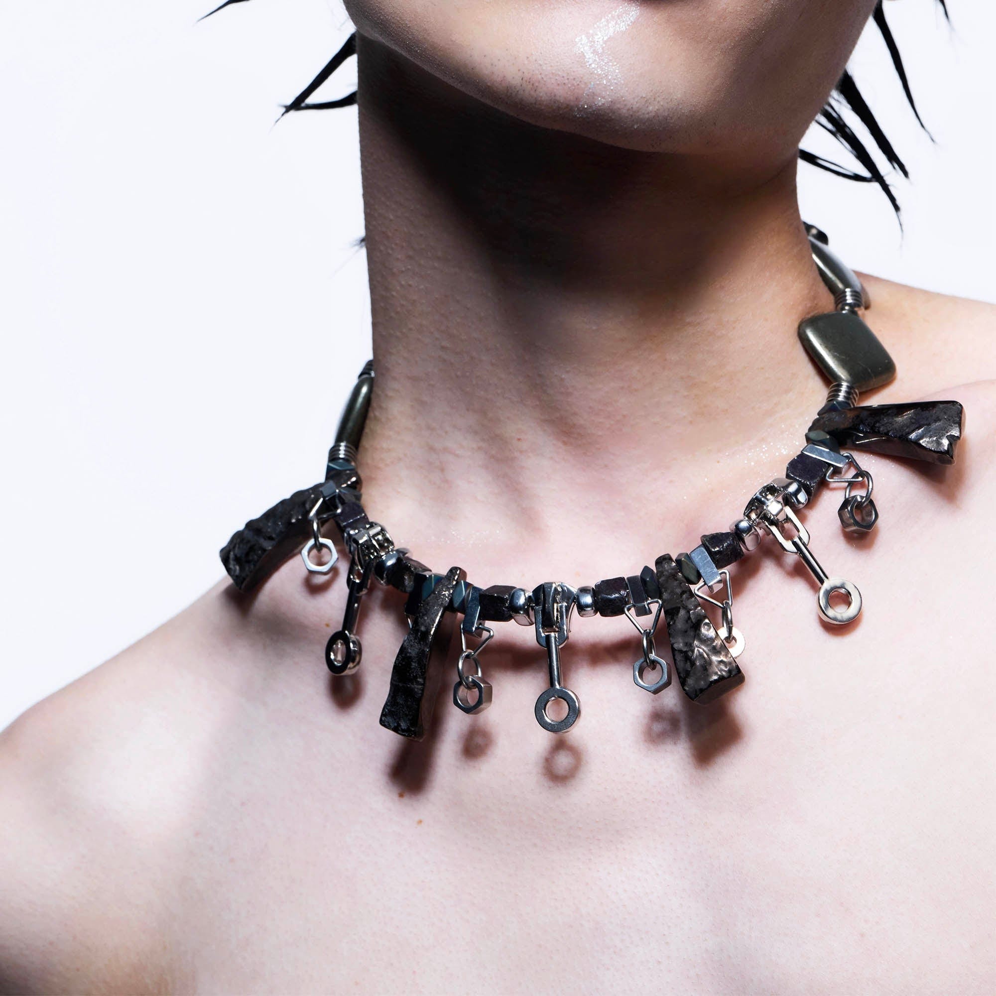 ILLUSORY Scavenger Necklace, premium urban and streetwear designers apparel on PROJECTISR.com, ILLUSORY