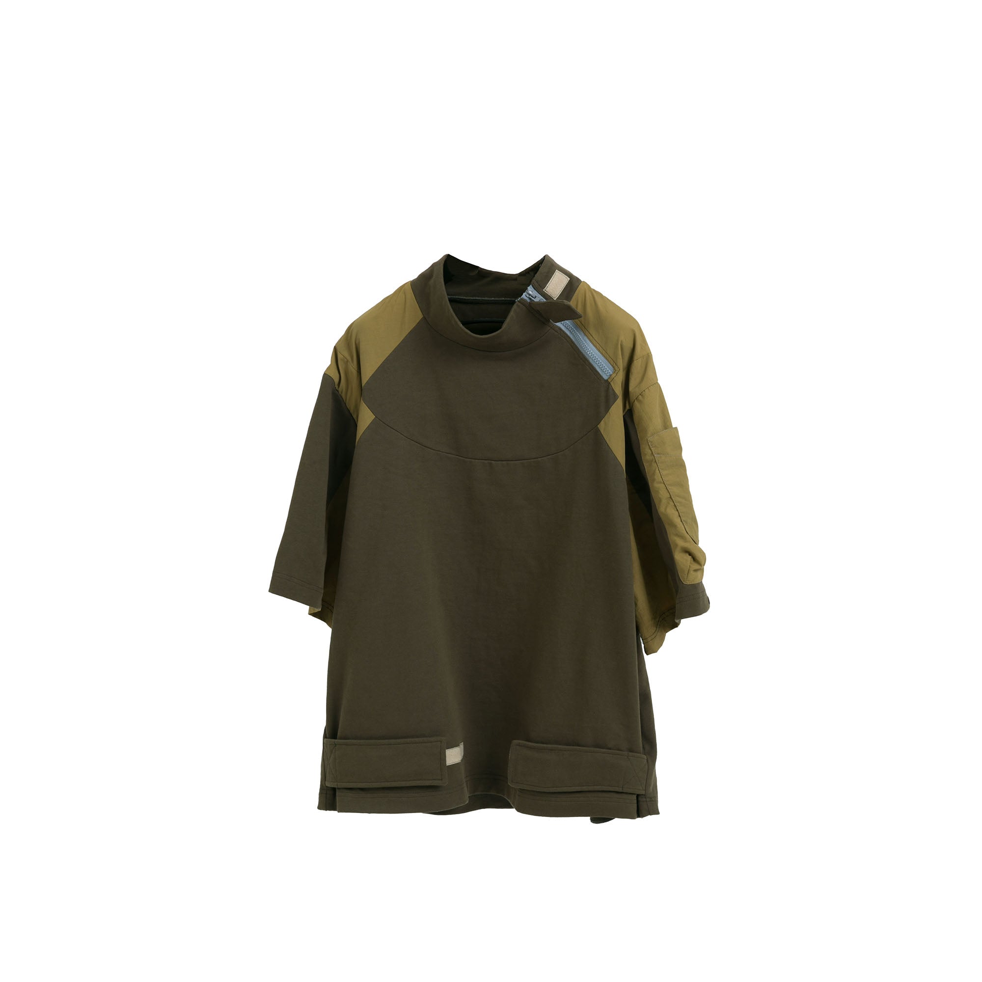ERROR CODE ROBOT Detachable Sleeve Layered Utility Long-Sleeve Tee, premium urban and streetwear designers apparel on PROJECTISR.com, PROJECTISR US