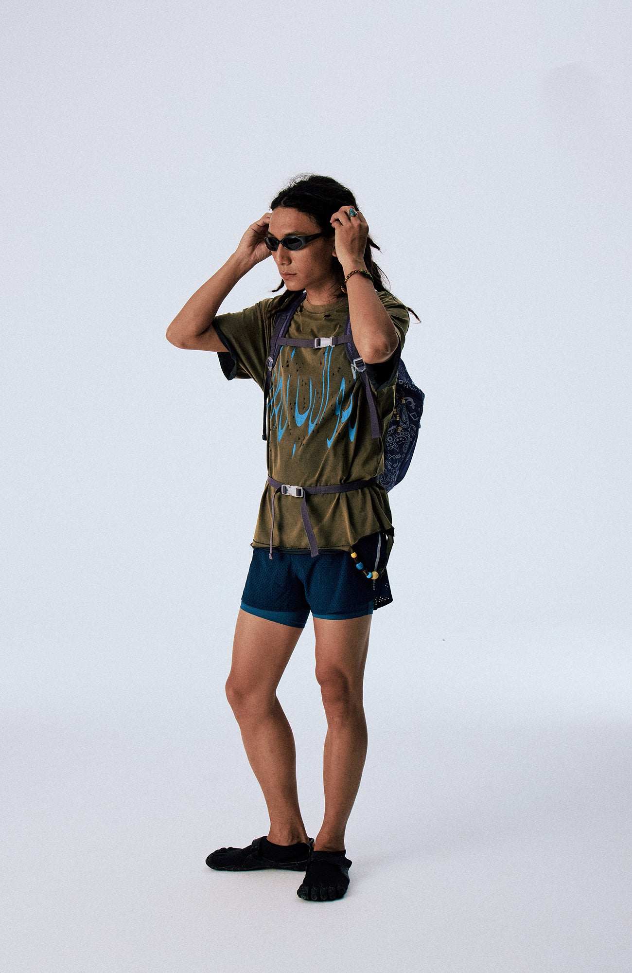 CONPCONP 3M Reflective Paisley Lightweight Backpack