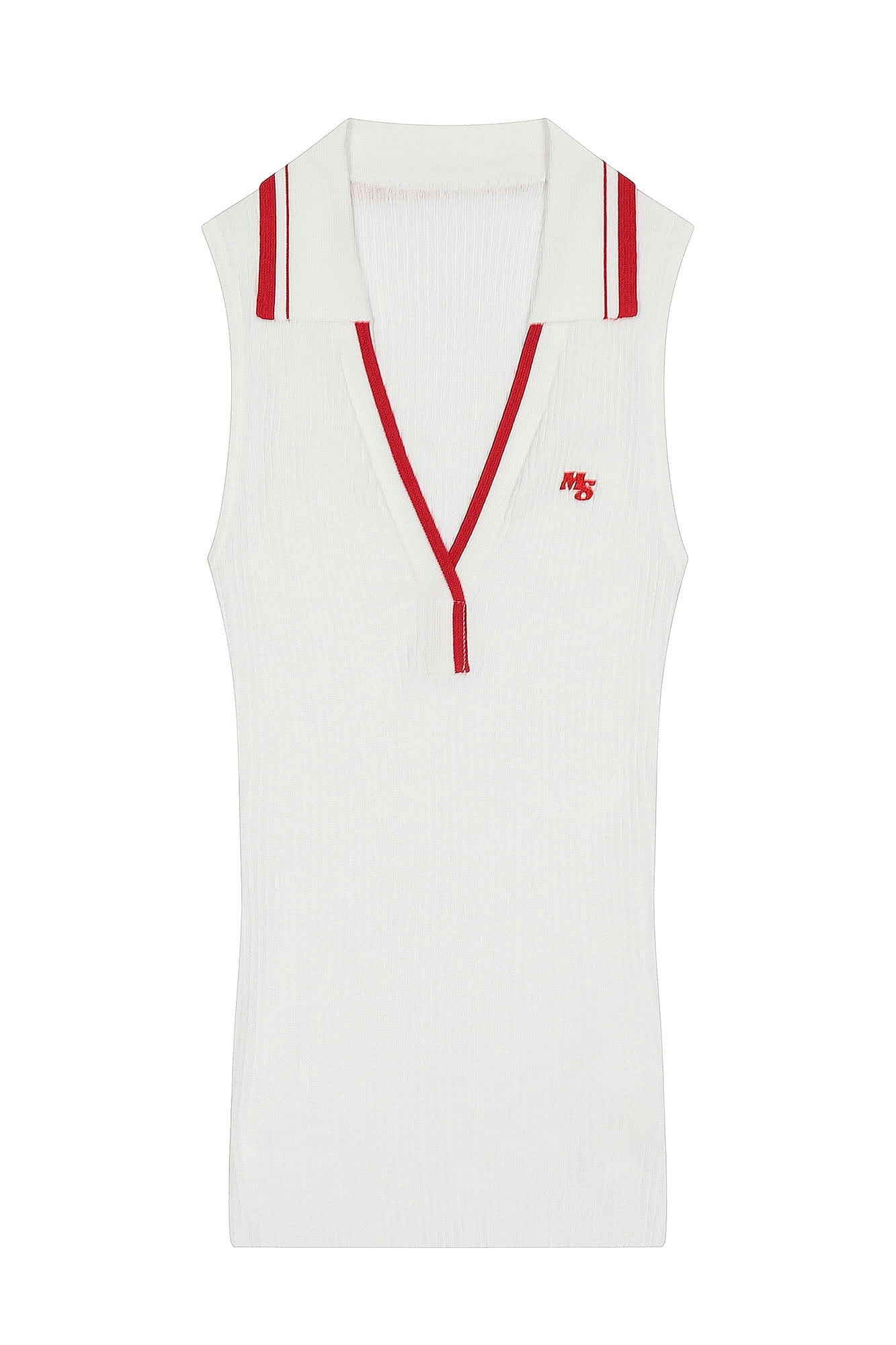 CLP Contrast Trim Ribbed Polo Tank Top, premium urban and streetwear designers apparel on PROJECTISR.com, CLP