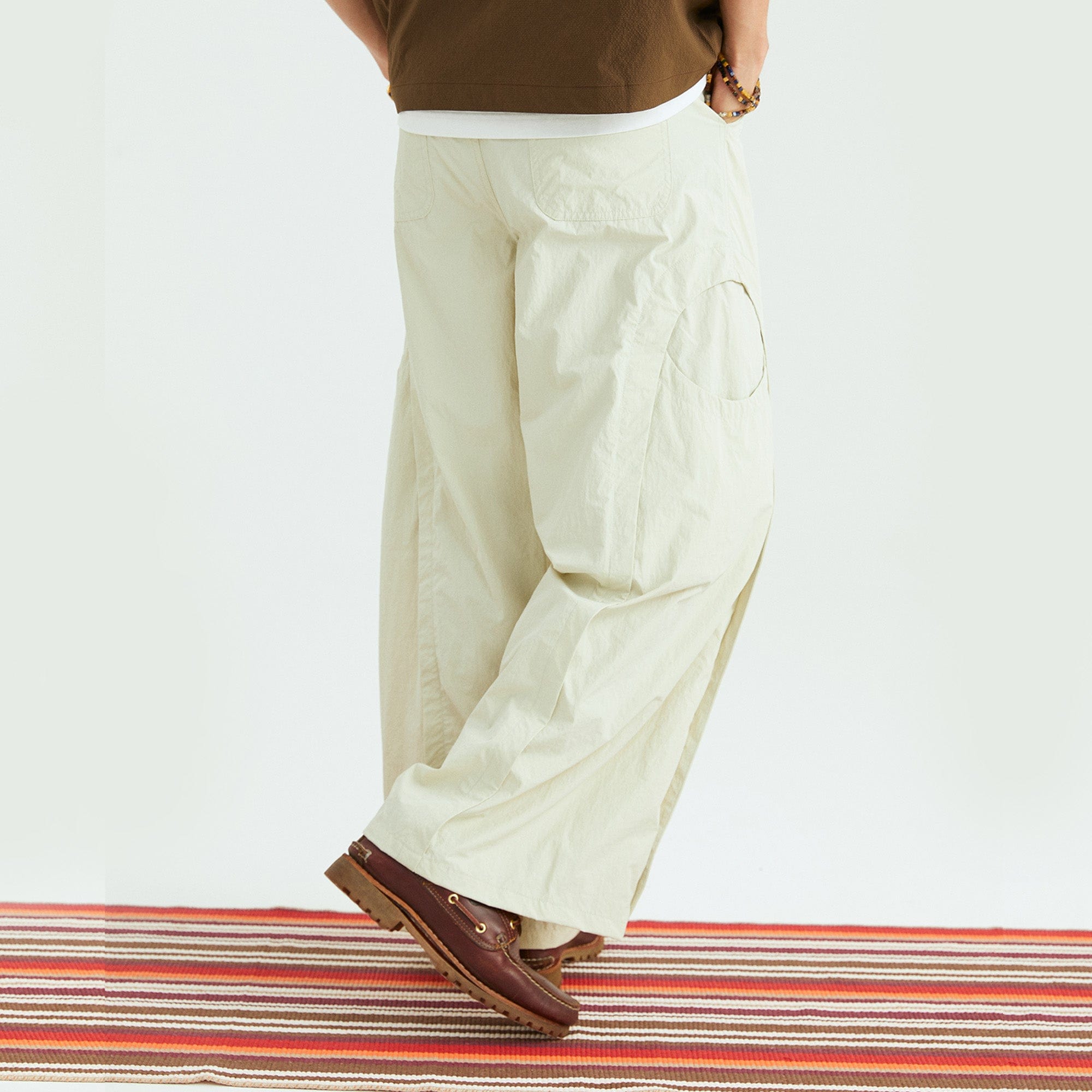 ONADAILYBASIS Curved-Pocket Paneled Utility Pants, premium urban and streetwear designers apparel on PROJECTISR.com, ONADAILYBASIS