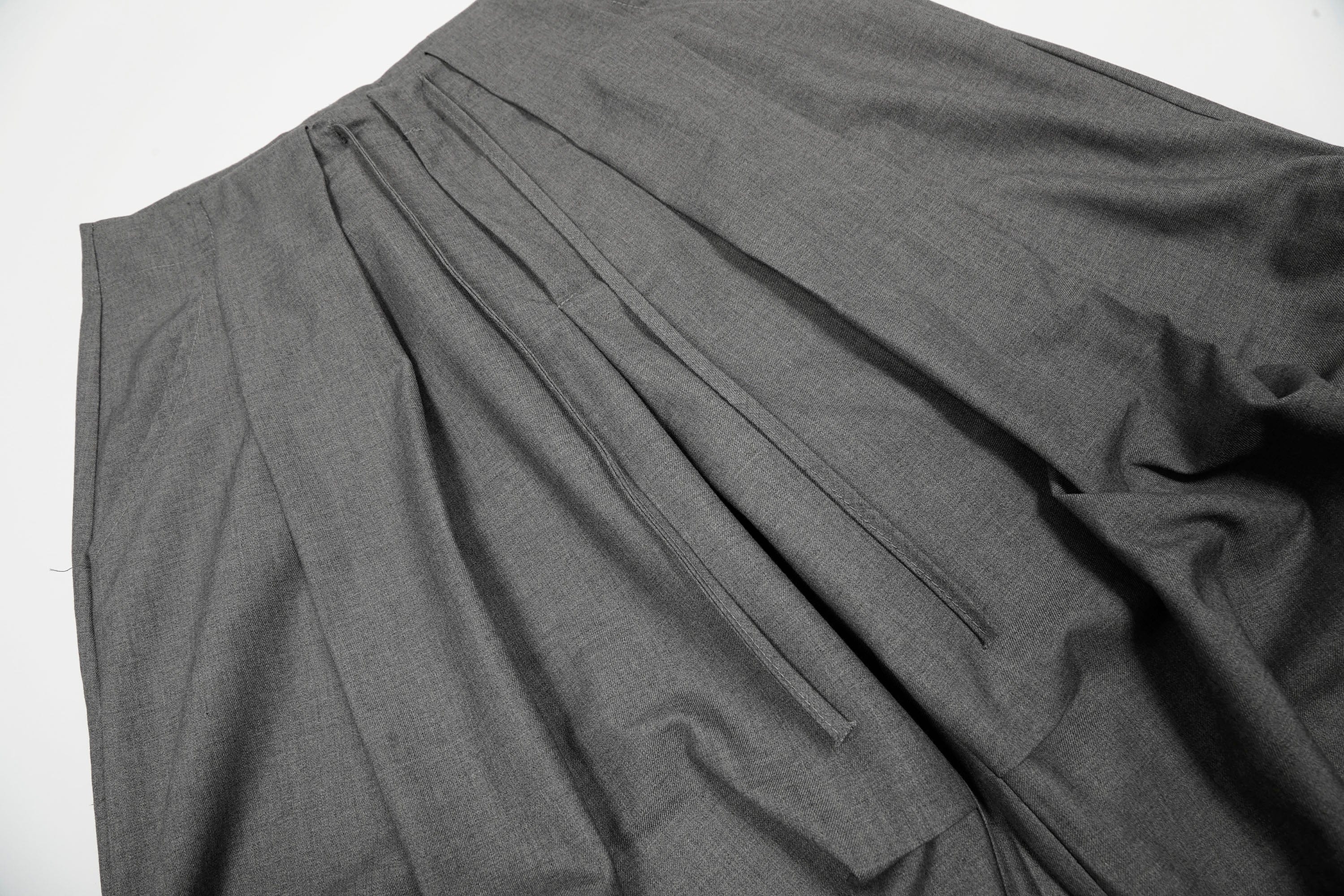 CLP Essential Pleated Drawstring Oversized Trousers