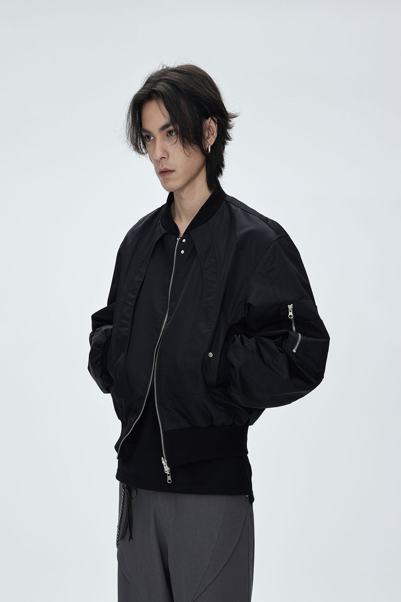 CATSSTAC Reversible Two-Tone Bomber Jacket, premium urban and streetwear designers apparel on PROJECTISR.com, CATSSTAC