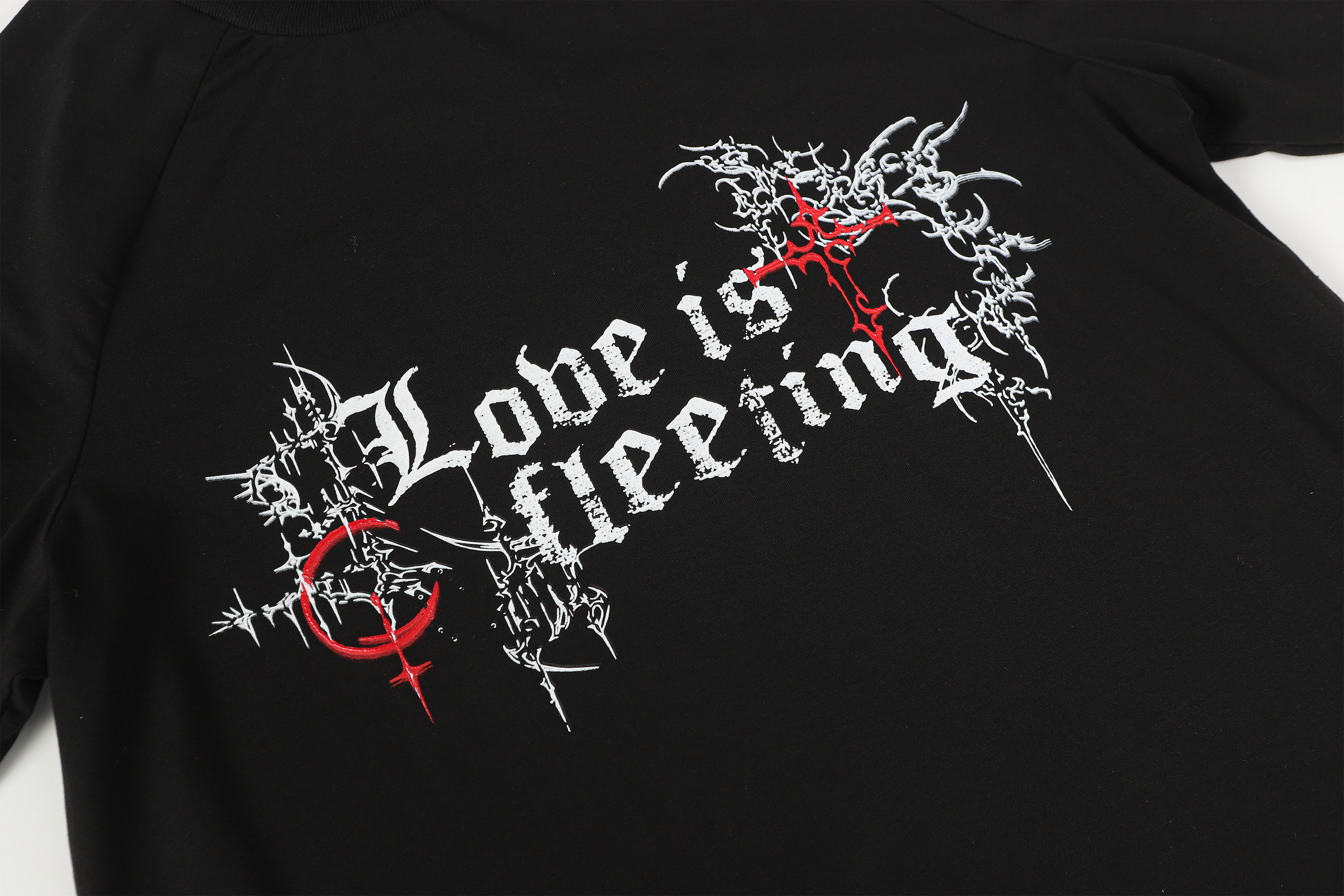 CLP Gothic Graphic Fitted Long Sleeve Tee