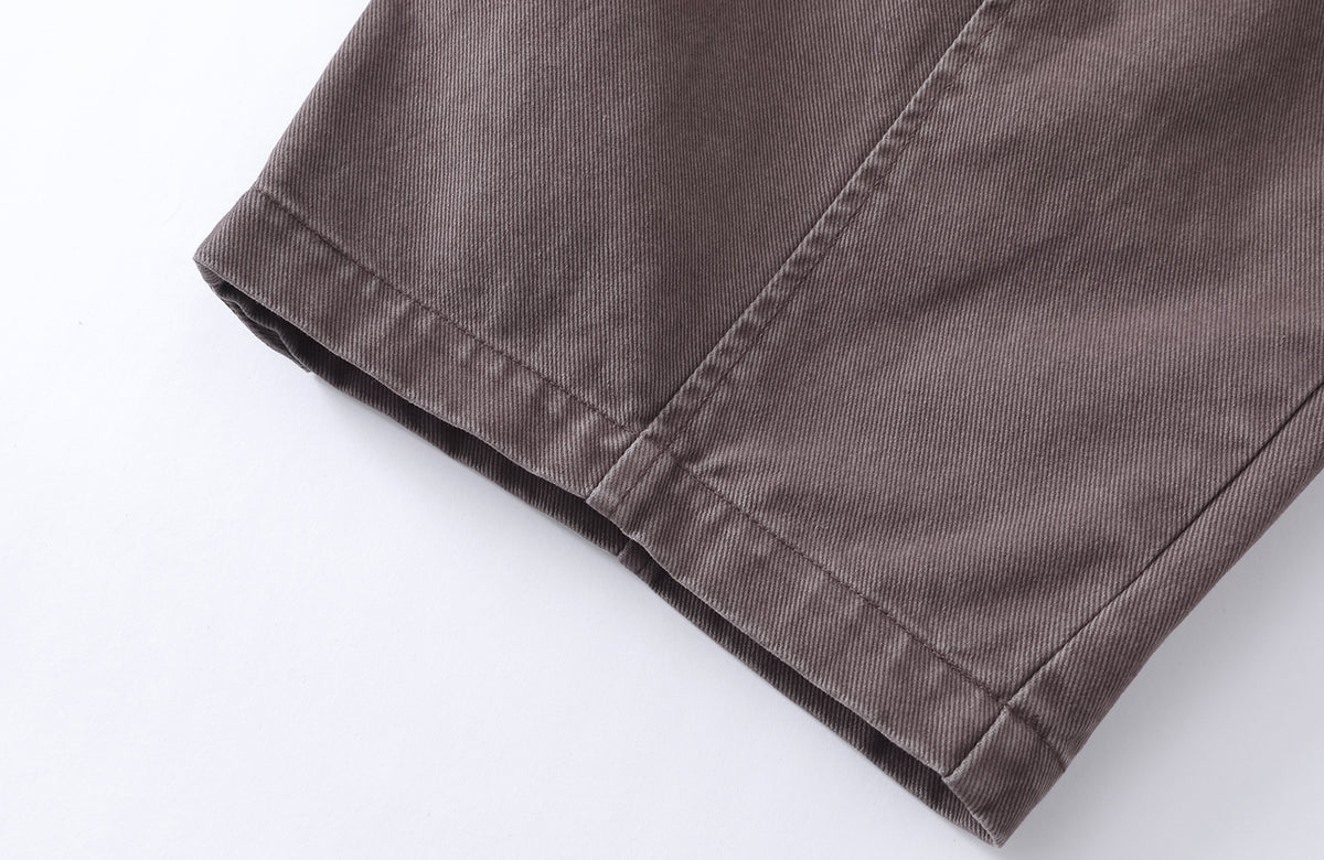 BOTANICA Washed Pleated Wide-Leg Pants