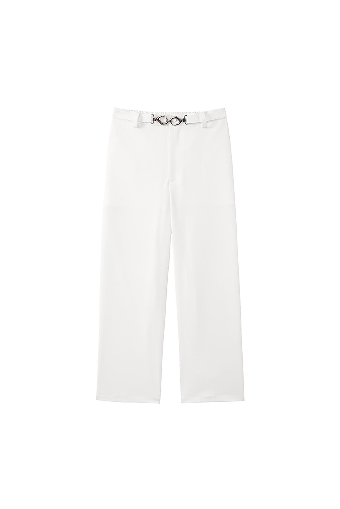JIECHI Essential Chain-Belt Straight-Leg Trousers, premium urban and streetwear designers apparel on PROJECTISR.com, JIECHI