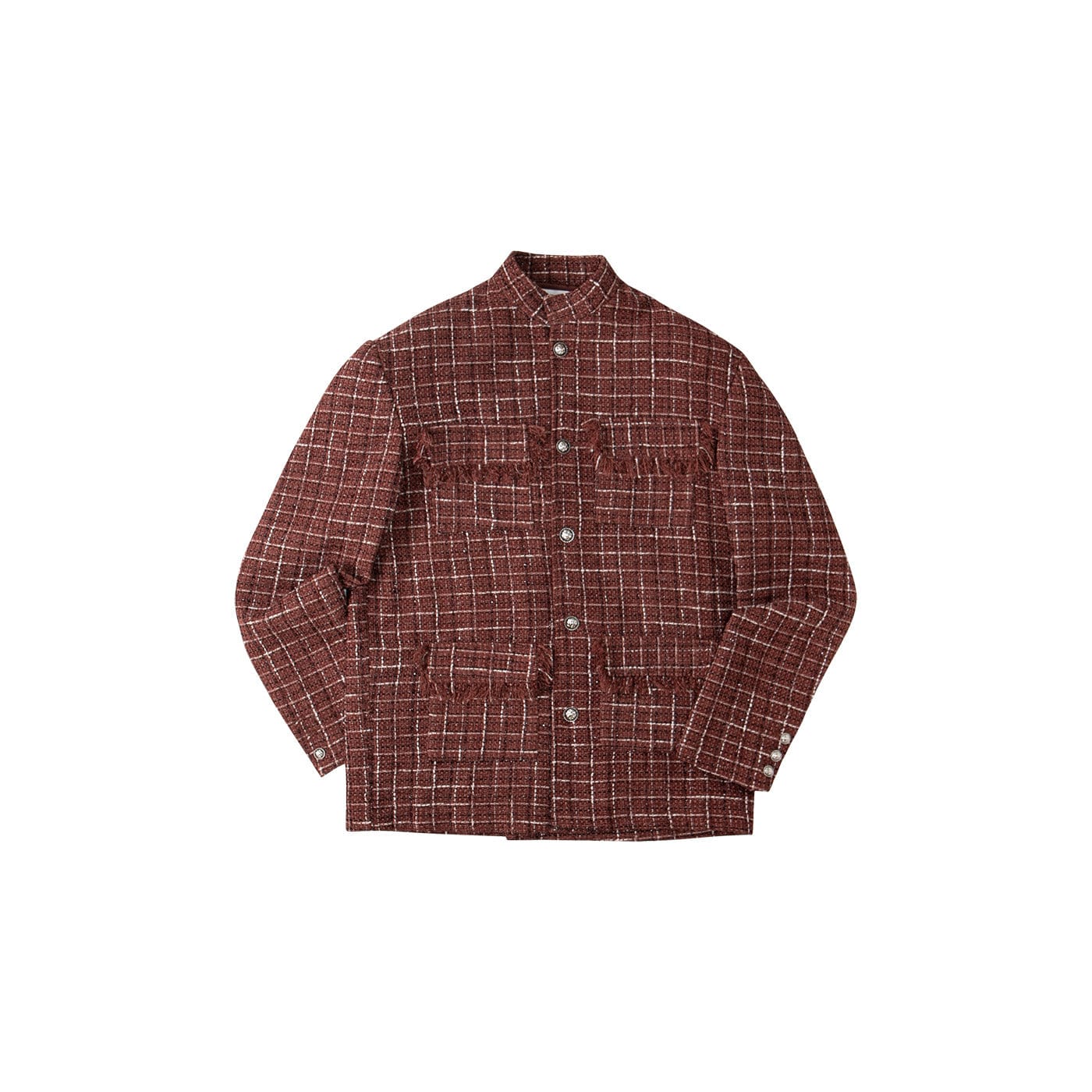 LEONSENSE Tassels Pockets Tweed Jacket, premium urban and streetwear designers apparel on PROJECTISR.com, LEONSENSE
