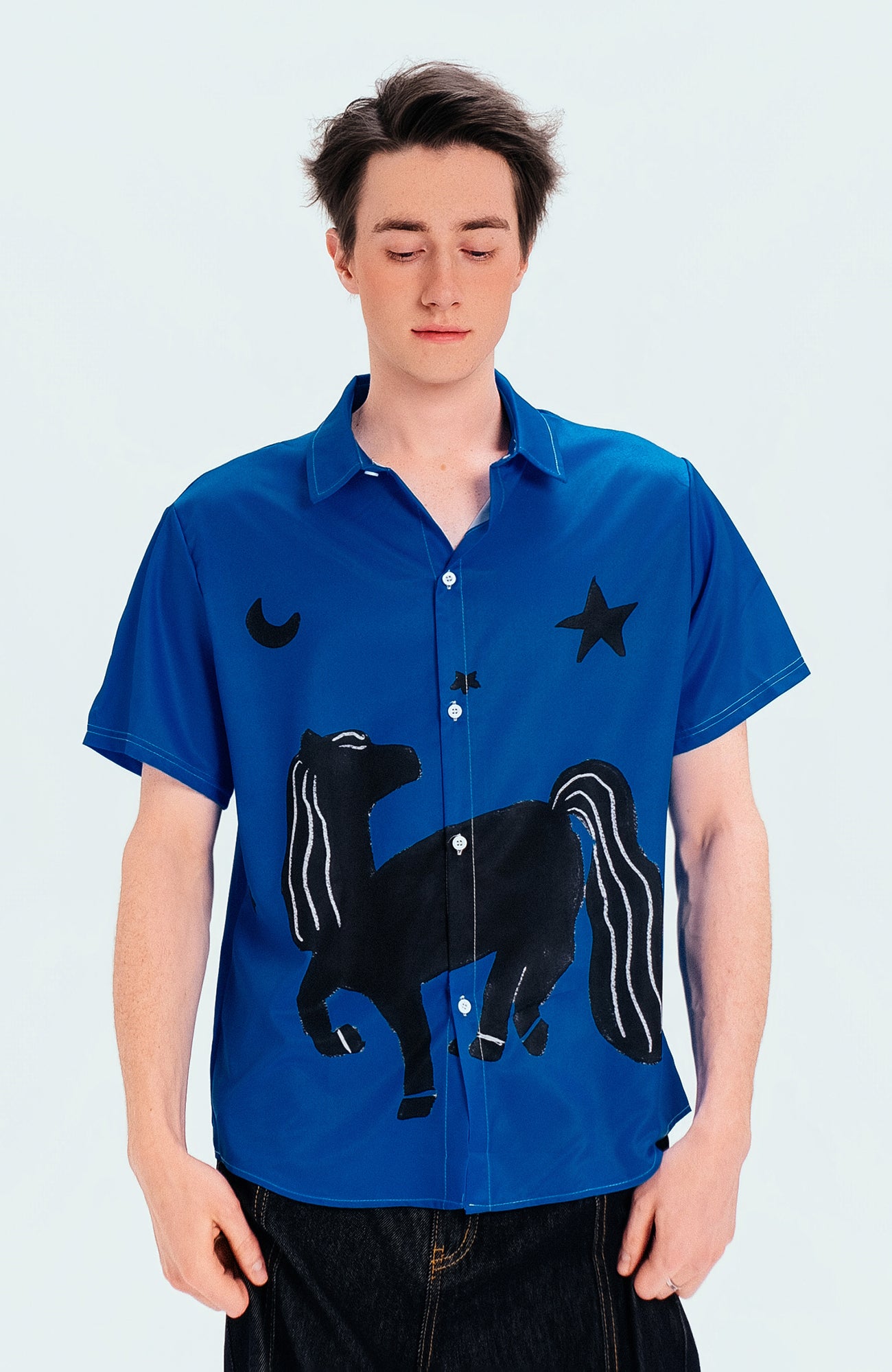 WIID Animal Graphic Half Shirt, premium urban and streetwear designers apparel on PROJECTISR.com, WIID