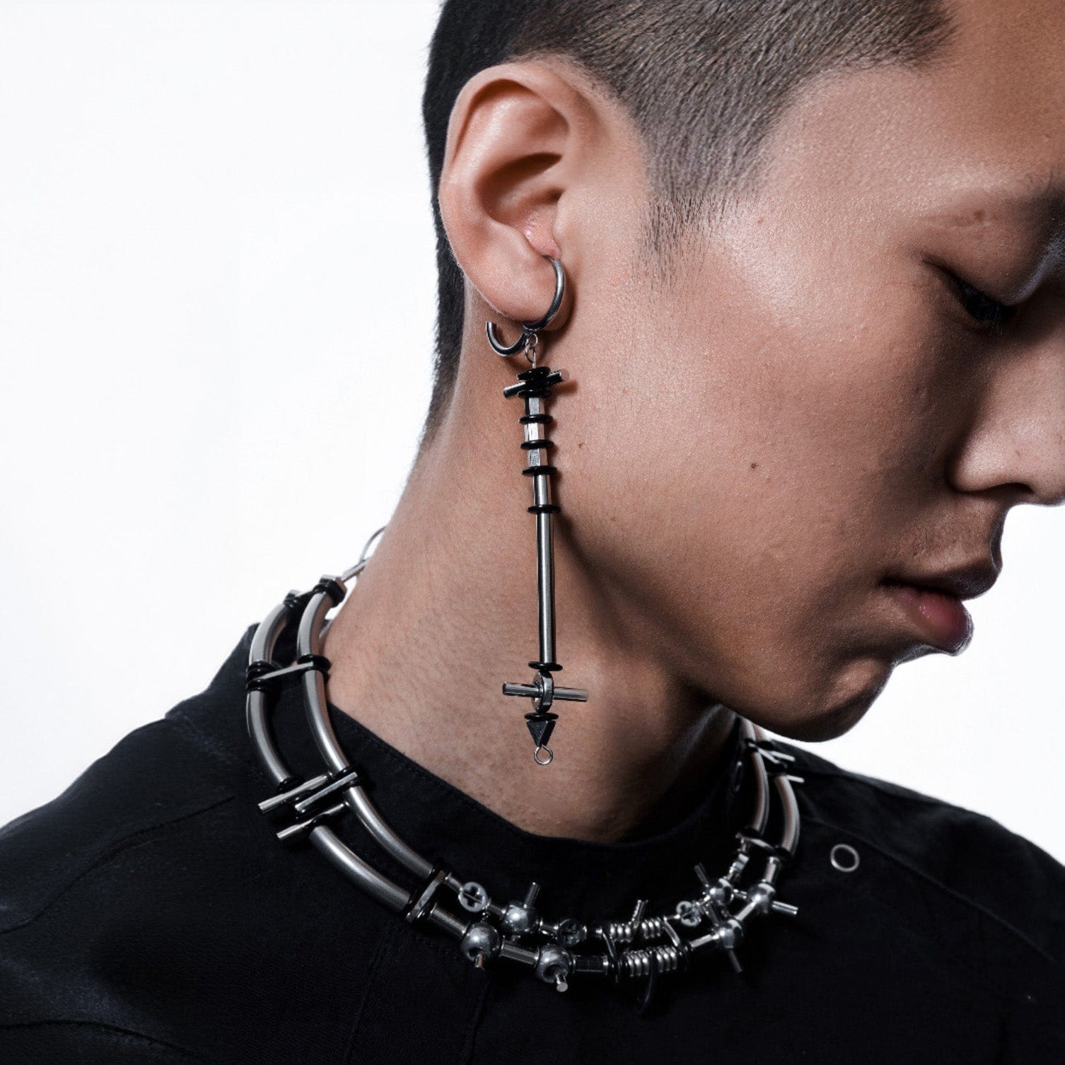 ILLUSORY The Infiltrator Detachable Necklace, premium urban and streetwear designers apparel on PROJECTISR.com, ILLUSORY