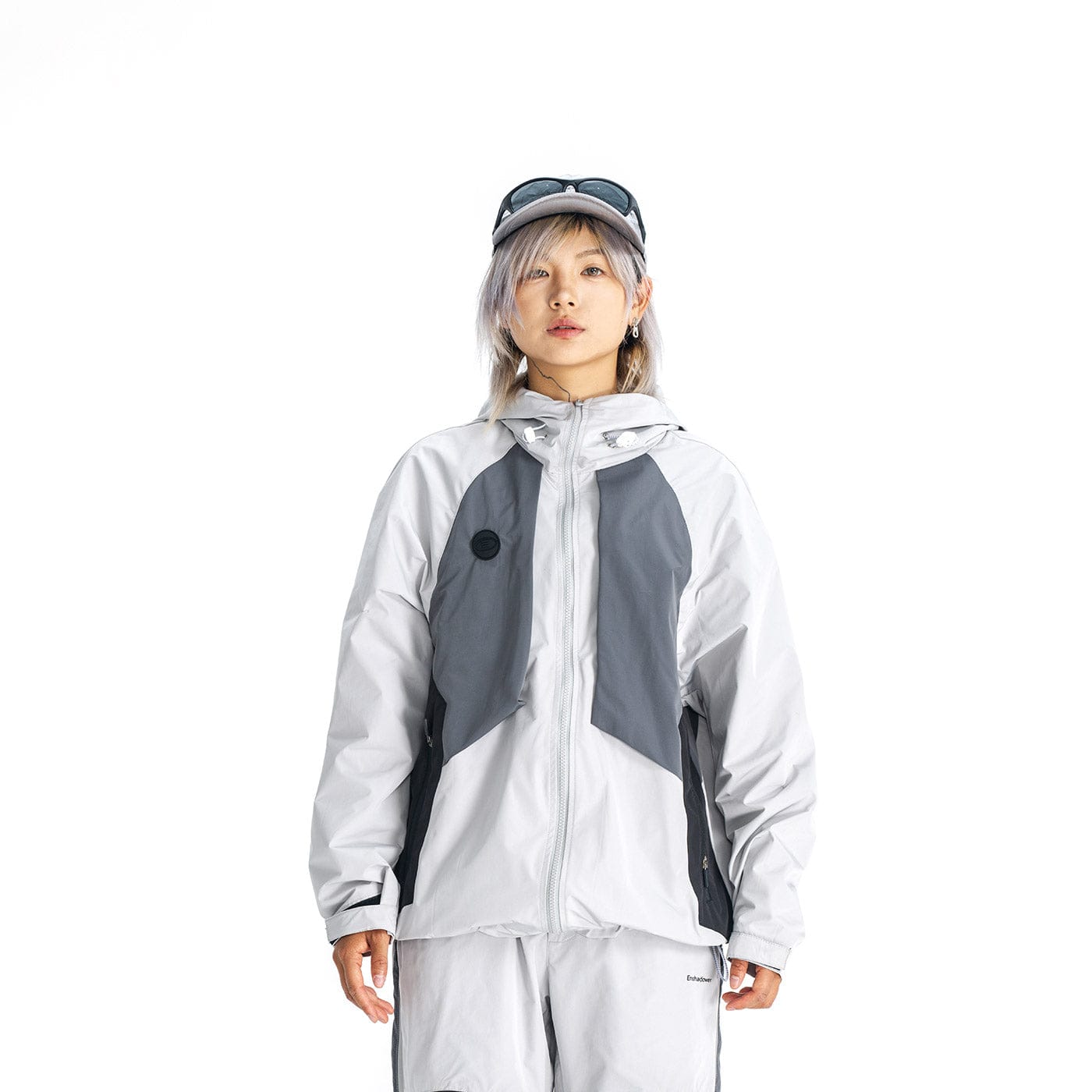 ENSHADOWER Spliced Splash-Proof Outdoor Zipper Jacket, premium urban and streetwear designers apparel on PROJECTISR.com, ENSHADOWER