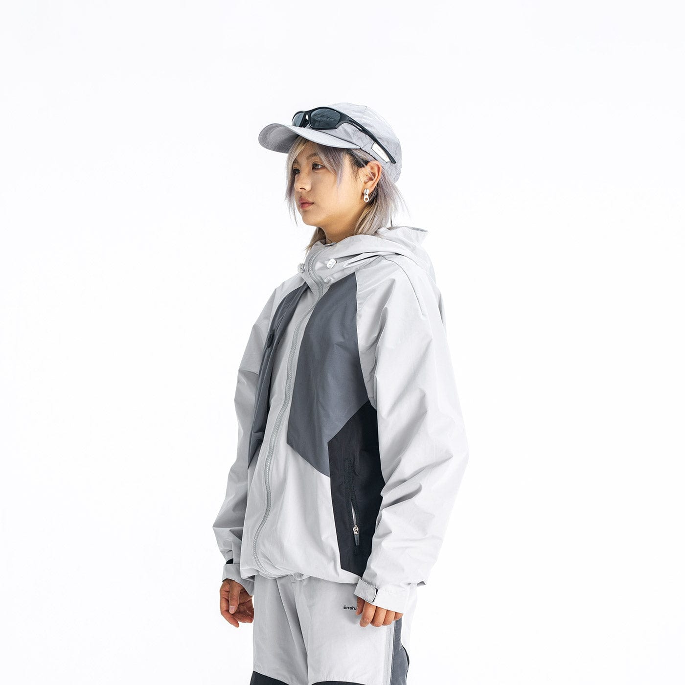 ENSHADOWER Spliced Splash-Proof Outdoor Zipper Jacket, premium urban and streetwear designers apparel on PROJECTISR.com, ENSHADOWER