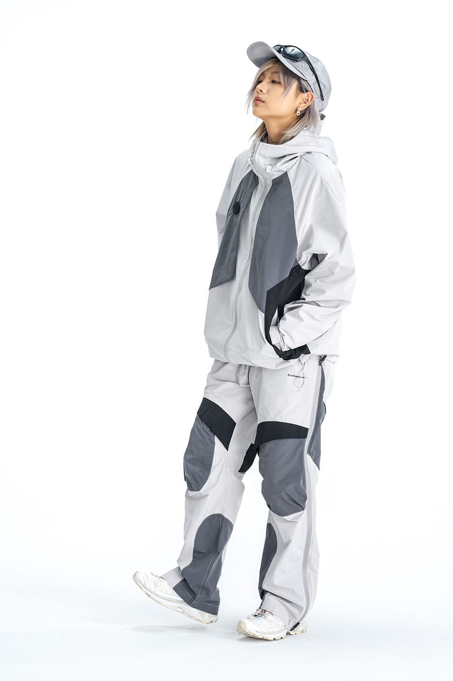 ENSHADOWER Spliced Splash-Proof Outdoor Zipper Jacket, premium urban and streetwear designers apparel on PROJECTISR.com, ENSHADOWER