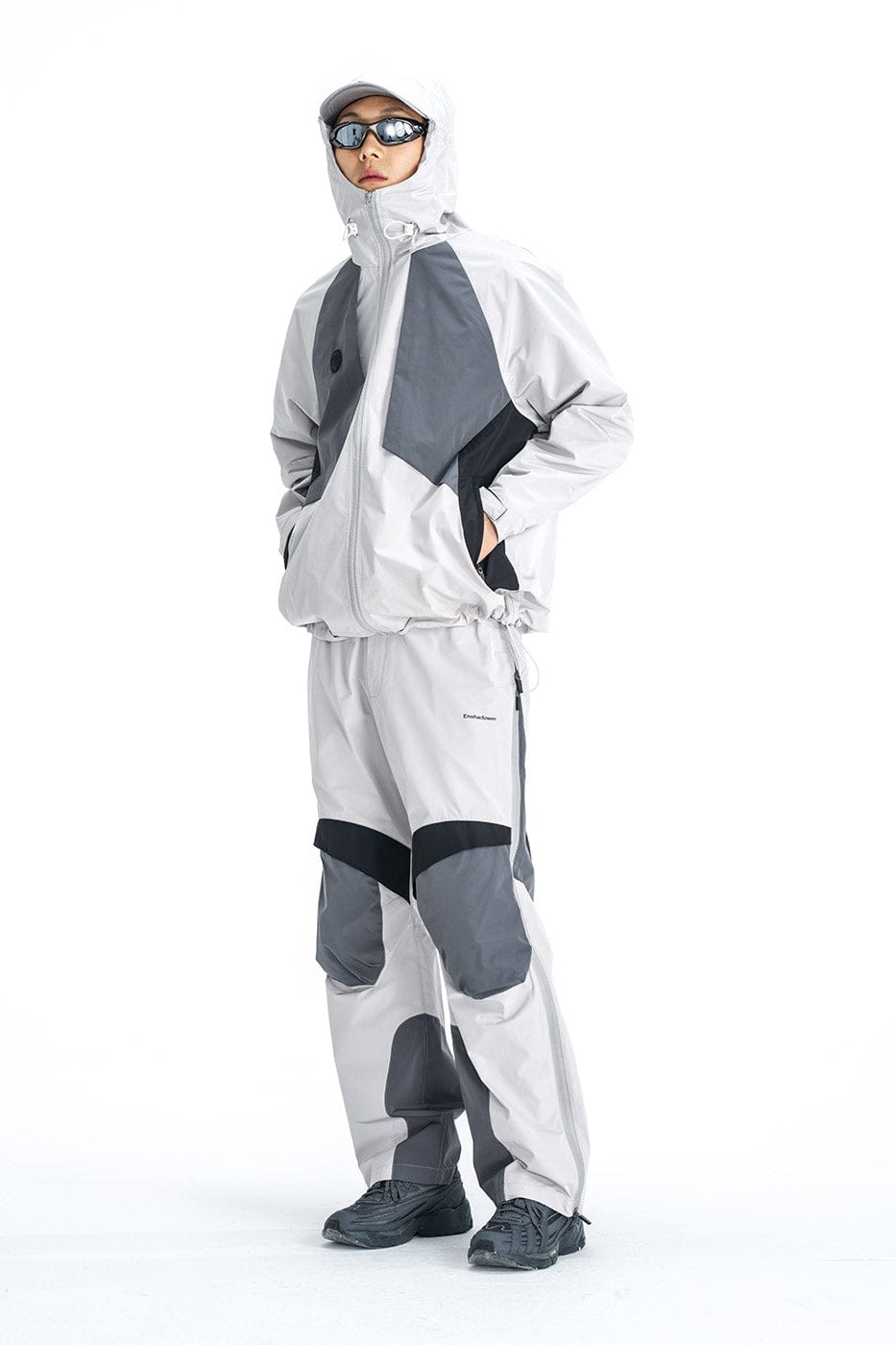 ENSHADOWER Spliced Splash-Proof Outdoor Zipper Jacket, premium urban and streetwear designers apparel on PROJECTISR.com, ENSHADOWER