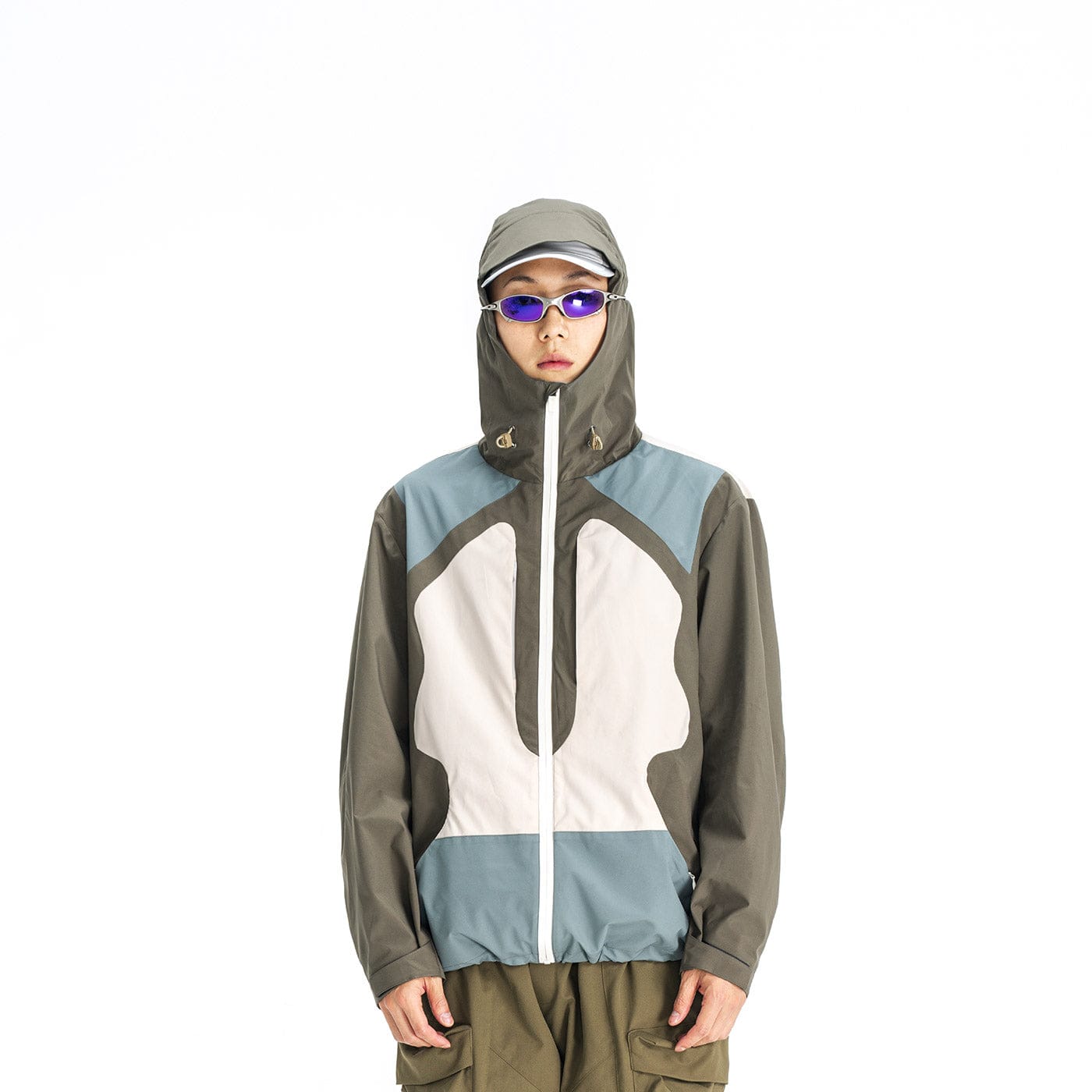ENSHADOWER Water-Proof Contrasted Outdoor Jacket, premium urban and streetwear designers apparel on PROJECTISR.com, ENSHADOWER