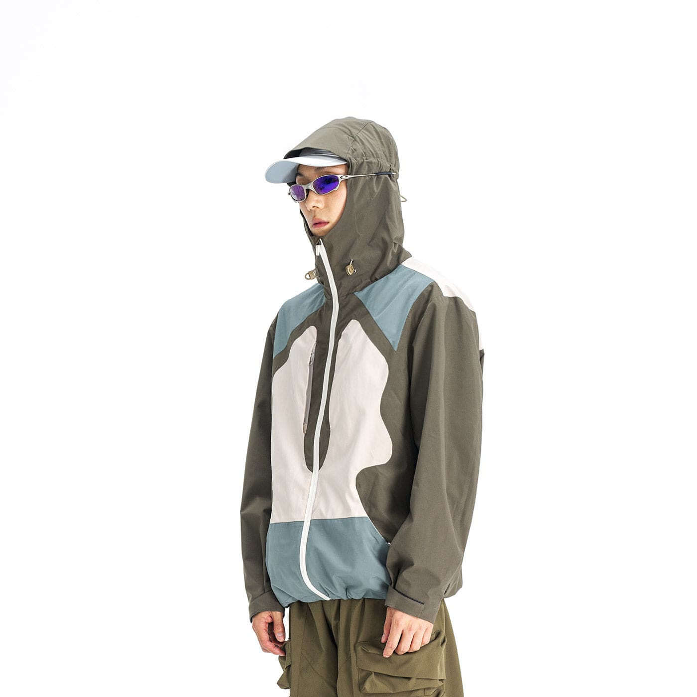 ENSHADOWER Water-Proof Contrasted Outdoor Jacket, premium urban and streetwear designers apparel on PROJECTISR.com, ENSHADOWER