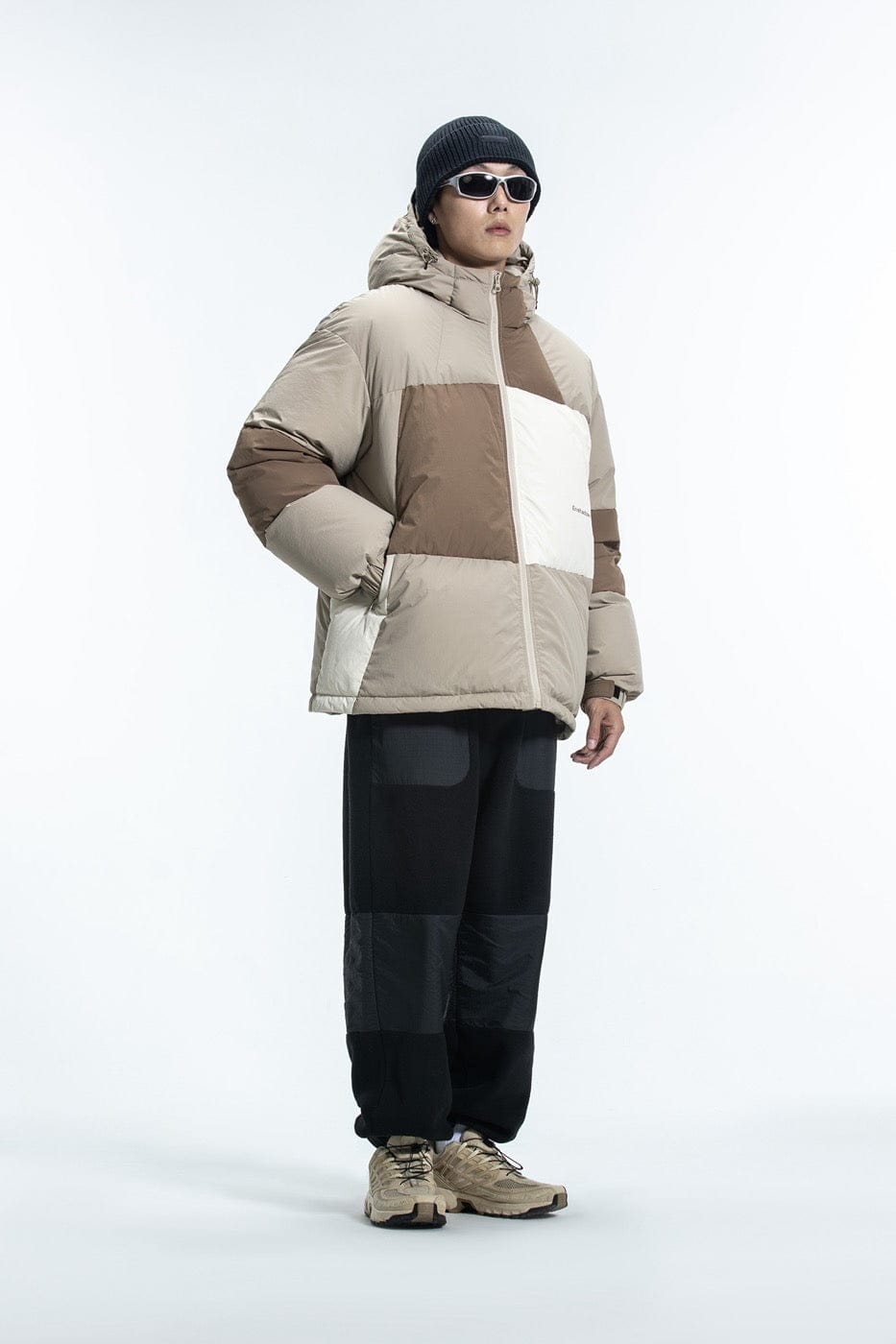 ENSHADOWER Patchwork Down Jacket, premium urban and streetwear designers apparel on PROJECTISR.com, ENSHADOWER