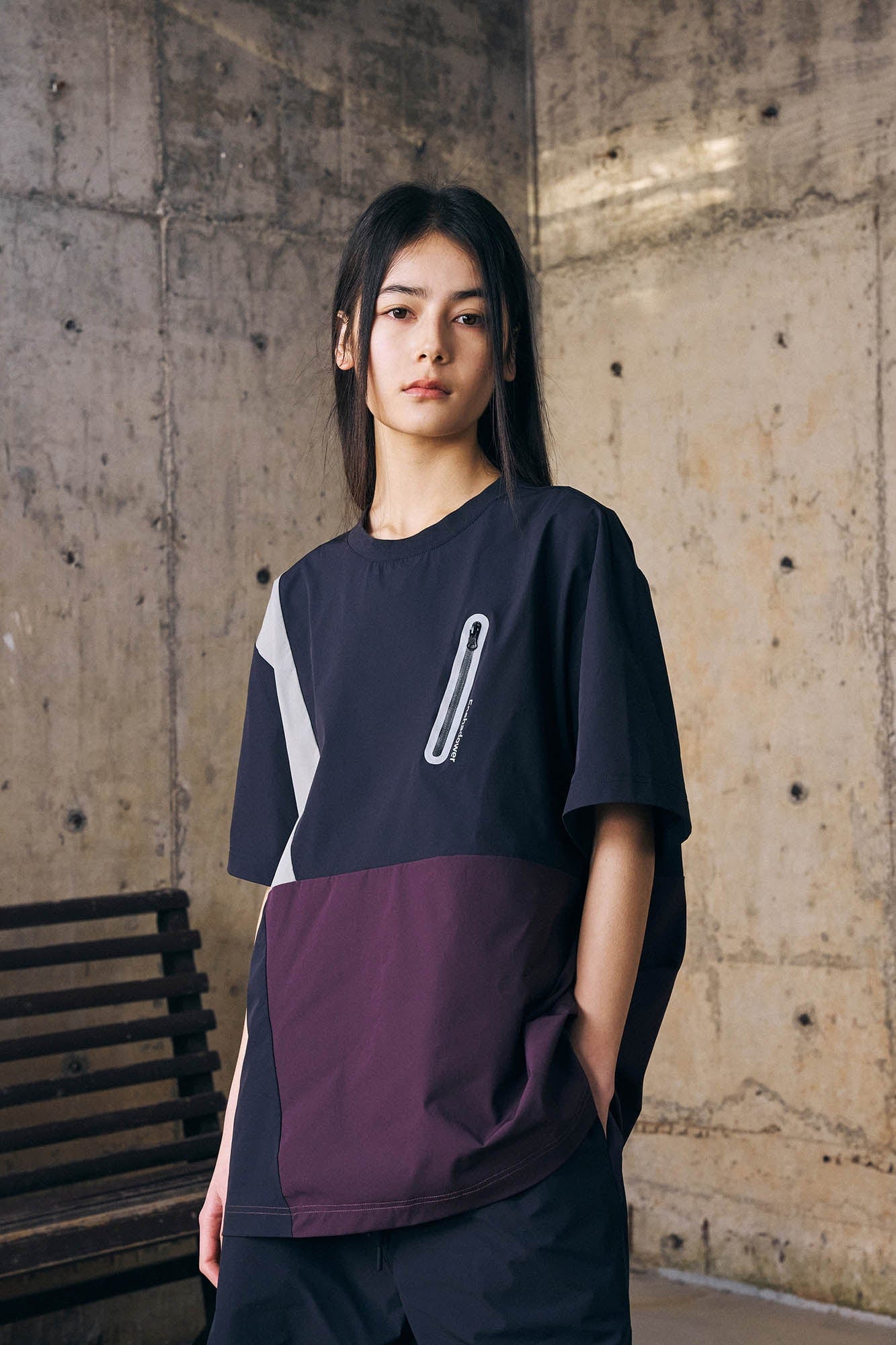 ENSHADOWER Urban Contrast Block Panelled T-Shirt, premium urban and streetwear designers apparel on PROJECTISR.com, ENSHADOWER